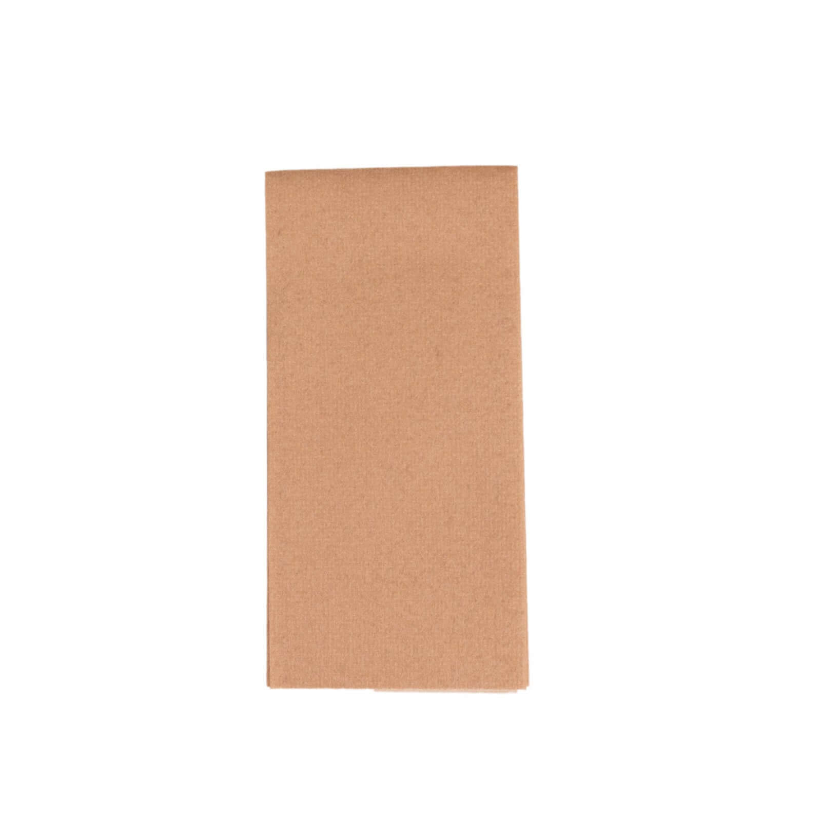 20-Pack Paper Linen-Like Napkins Terracotta (Rust) - Disposable Hygienic Airlaid Guest Towels 8.5x4