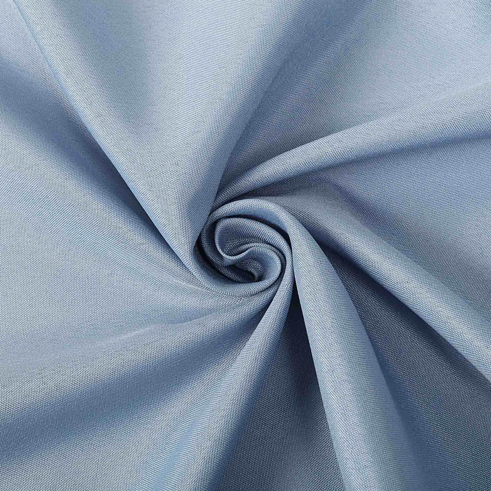 Polyester 90x132 Rectangle Tablecloth Dusty Blue - Seamless Wrinkle-Resistant Table Cover