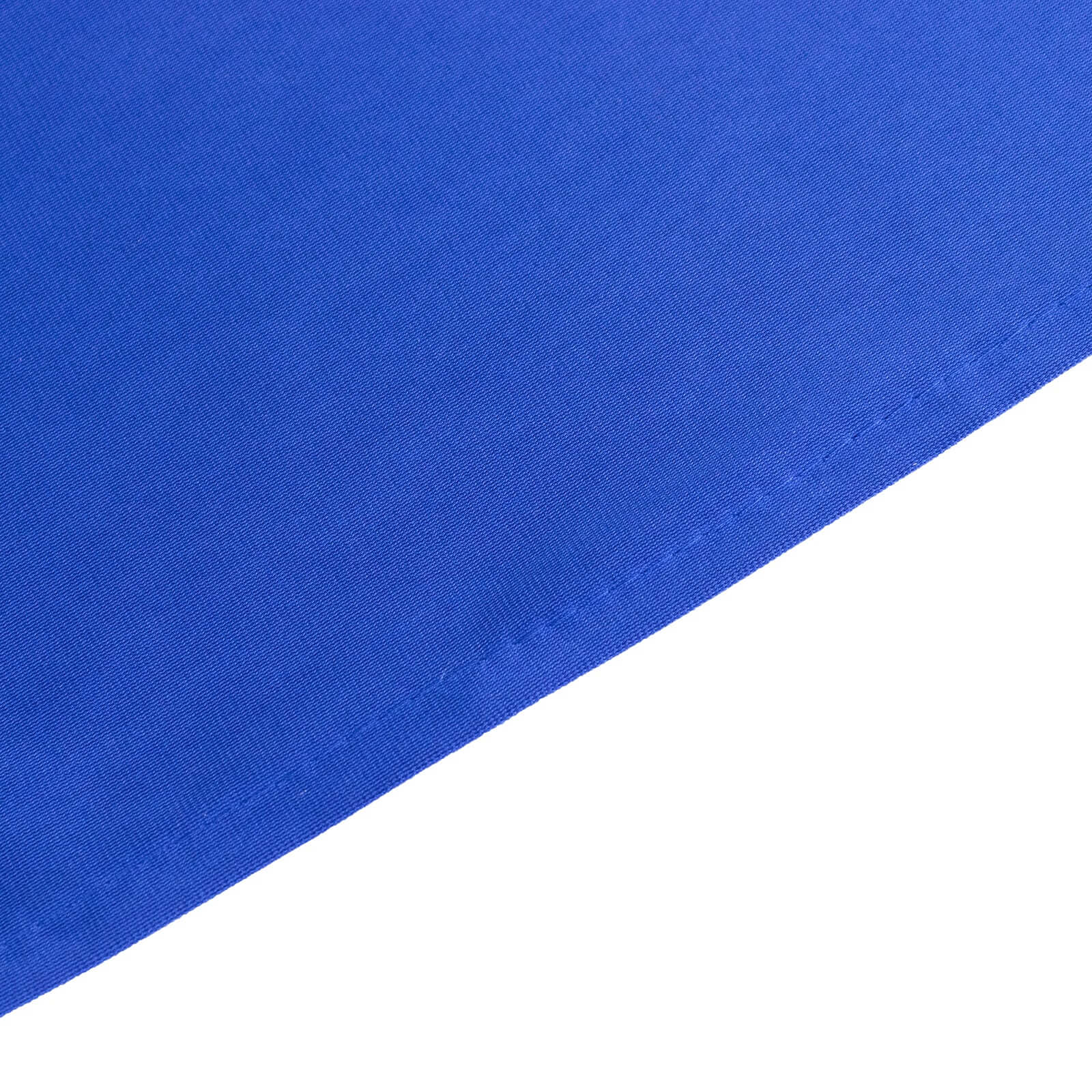 Premium Scuba Rectangular 90x132 Tablecloth Royal Blue - Wrinkle Free, Stain Resistant & Seamless Table Cover