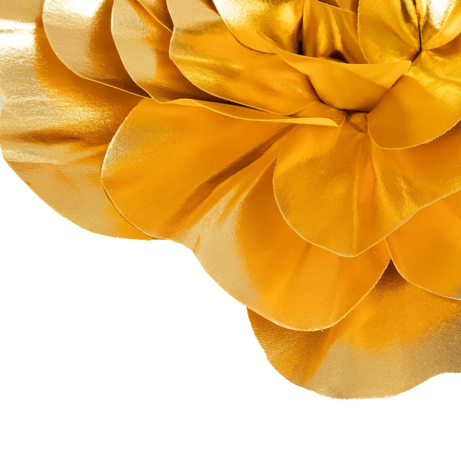 4 Pack 16 Large Metallic Gold Real Touch Artificial Foam DIY Craft Roses