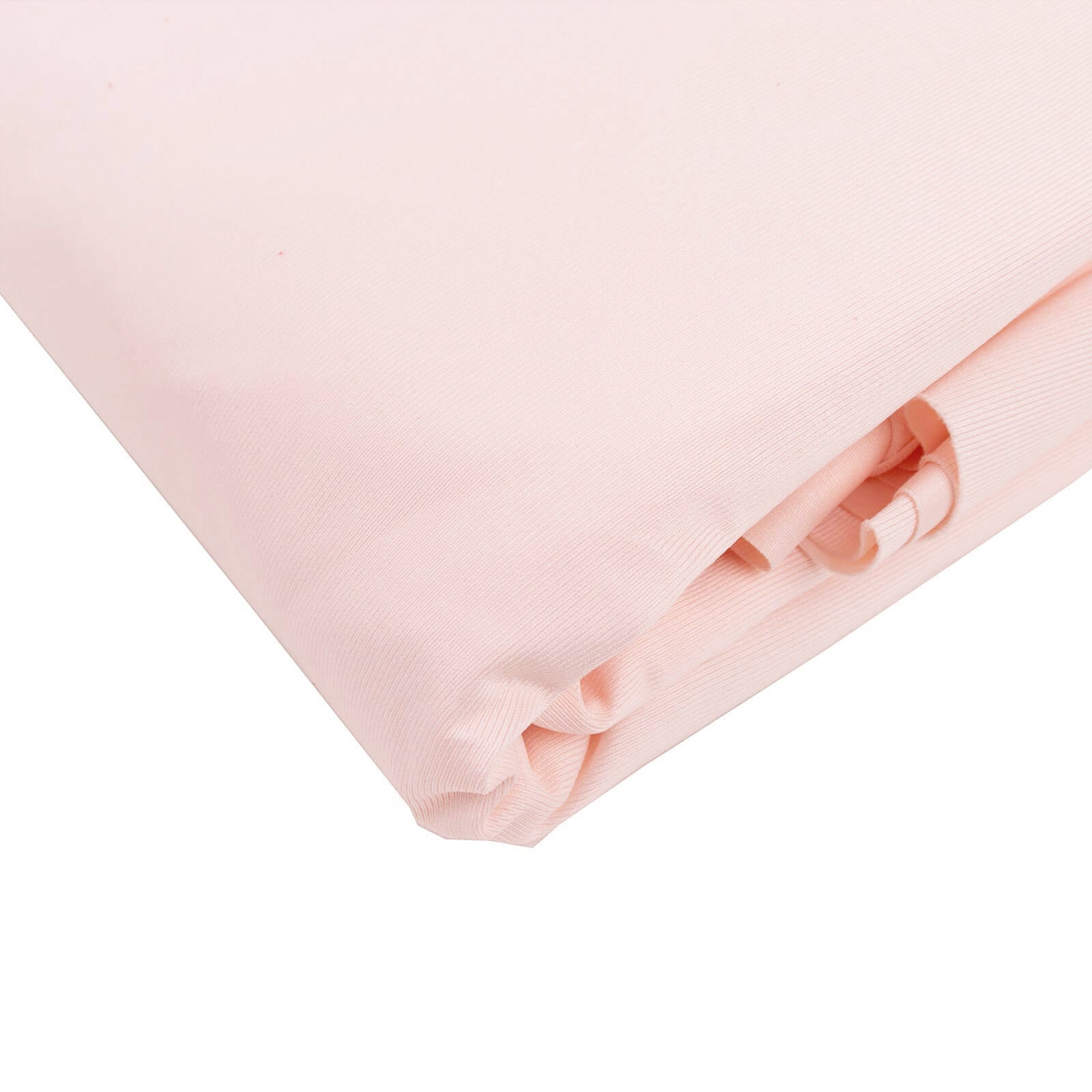 Premium Blush Scuba Polyester Fabric Roll, Wrinkle Free DIY Craft Fabric Bolt- 60x10 Yards