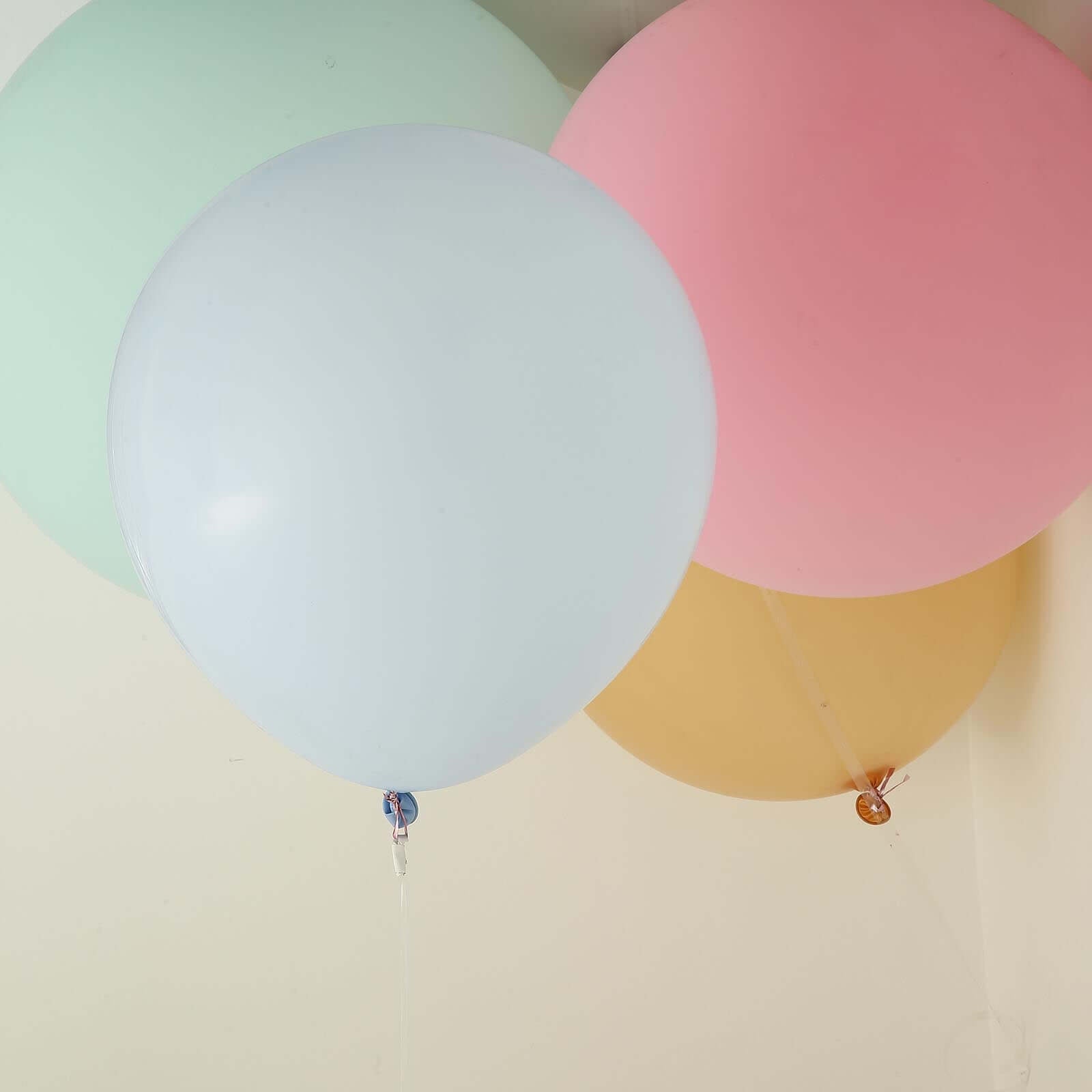 10 Pack 18 Matte Pastel Ice Blue Helium or Air Latex Party Balloons