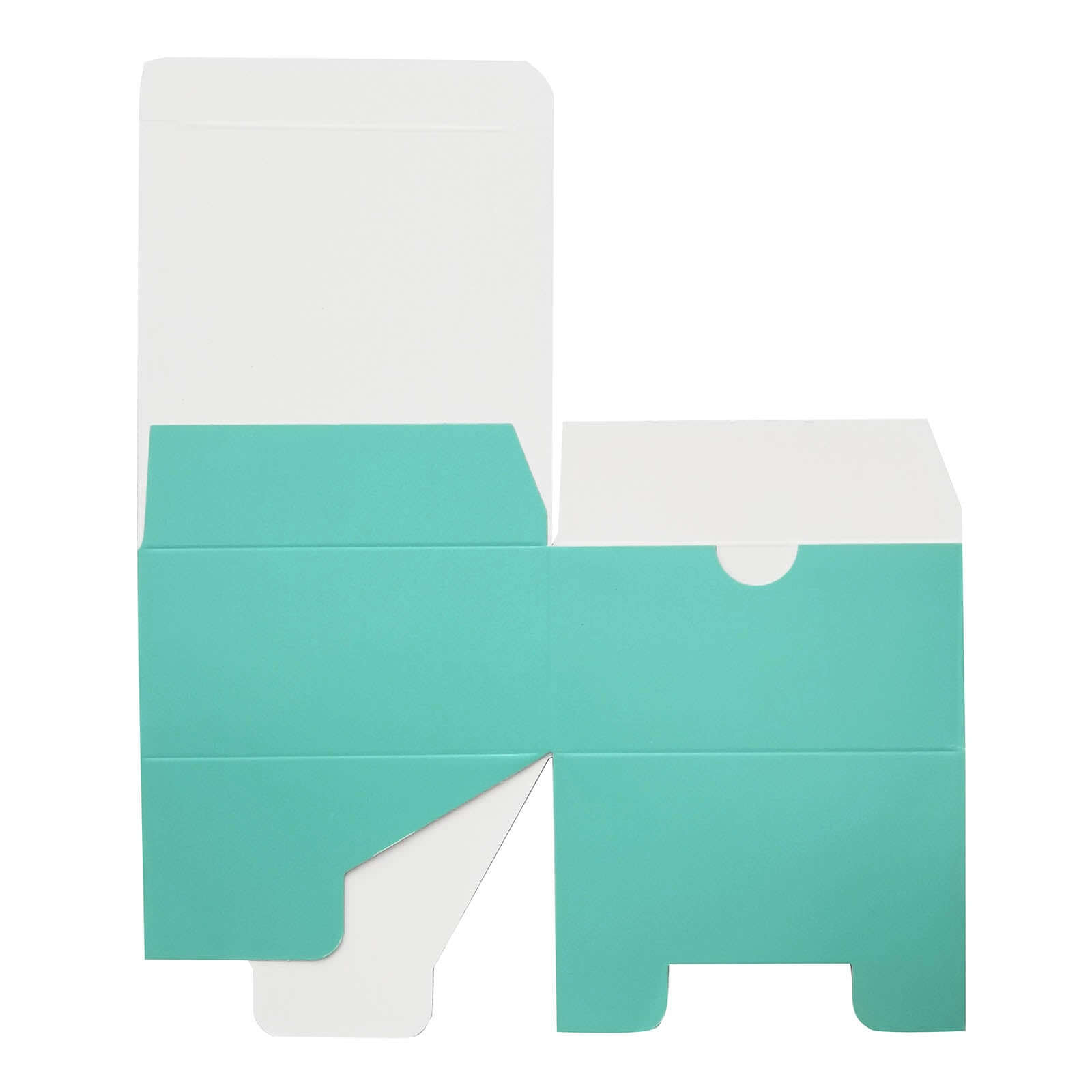 100 Pack 4x4x2 Turquoise Cake Cupcake Party Favor Gift Boxes, DIY