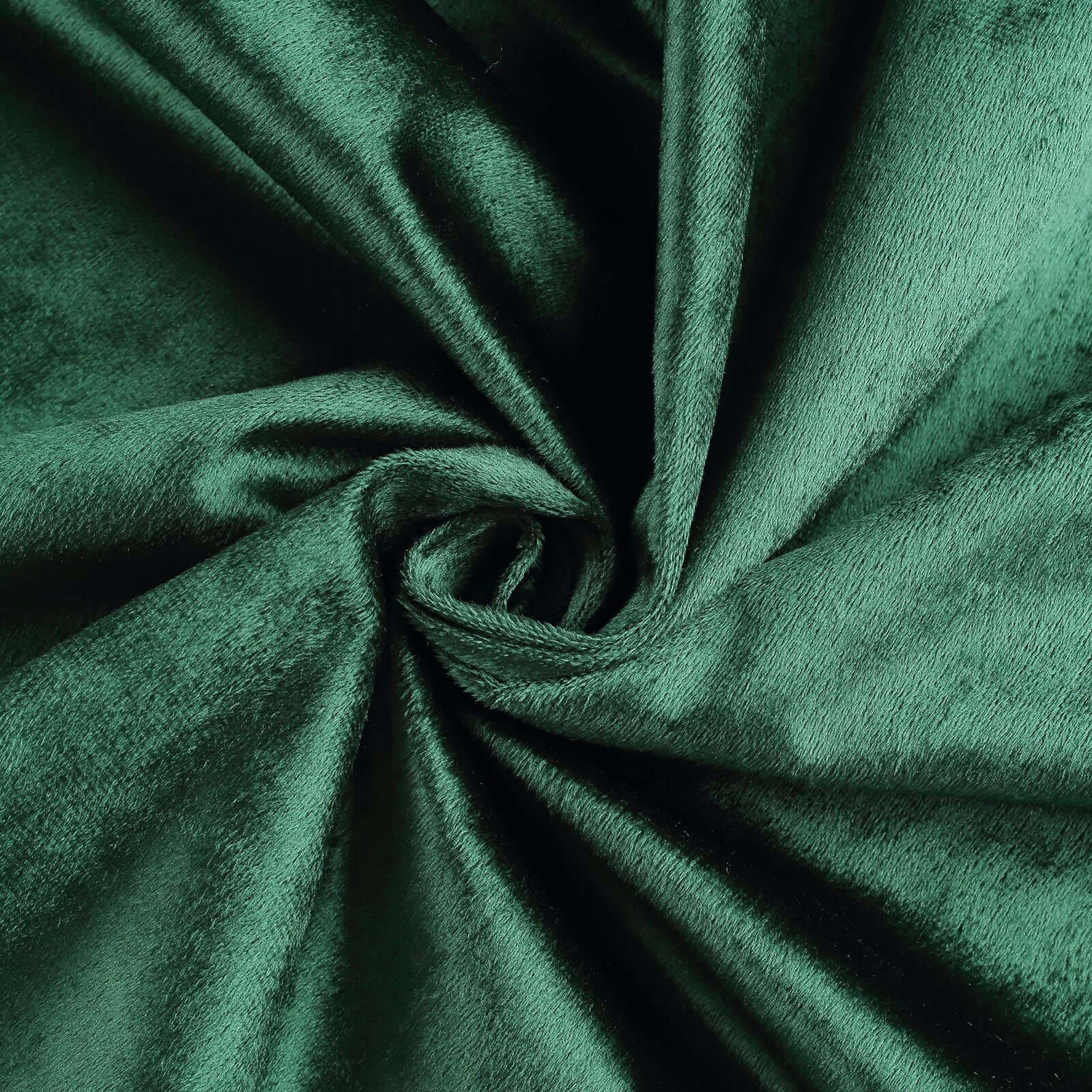 Premium Velvet 60x102 Rectangle Tablecloth Hunter Emerald Green - Reusable & Soft Table Cover