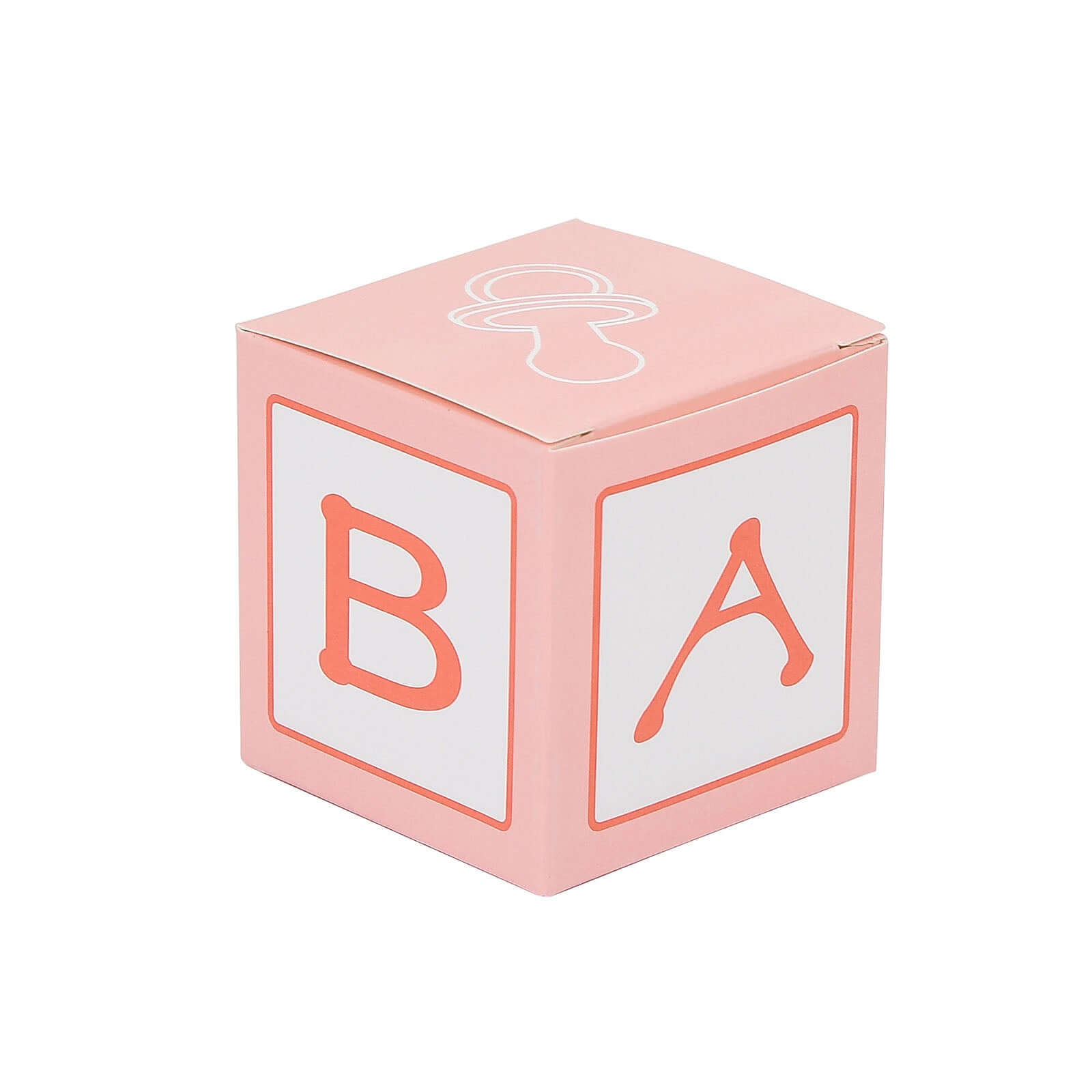 25 Pack 2 Pink Baby Shower Party Favor Candy Gift Boxes