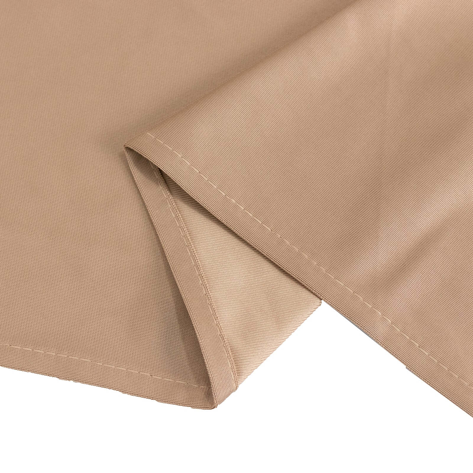 Premium Scuba Square 70x70 Tablecloth Nude - Wrinkle Free & Stain Resistant Table Cover