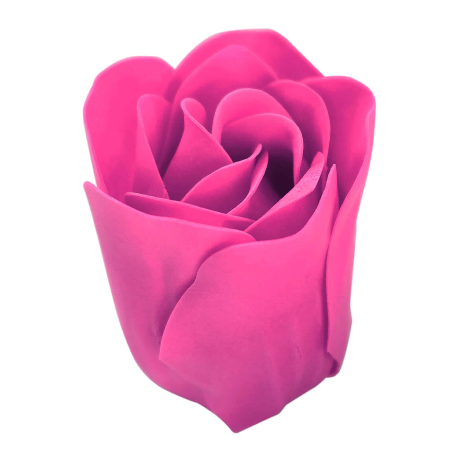 4 Pack 24 Pcs Fuchsia Scented Rose Soap Heart Shaped Party Favors With Gift Boxes And Ribbon