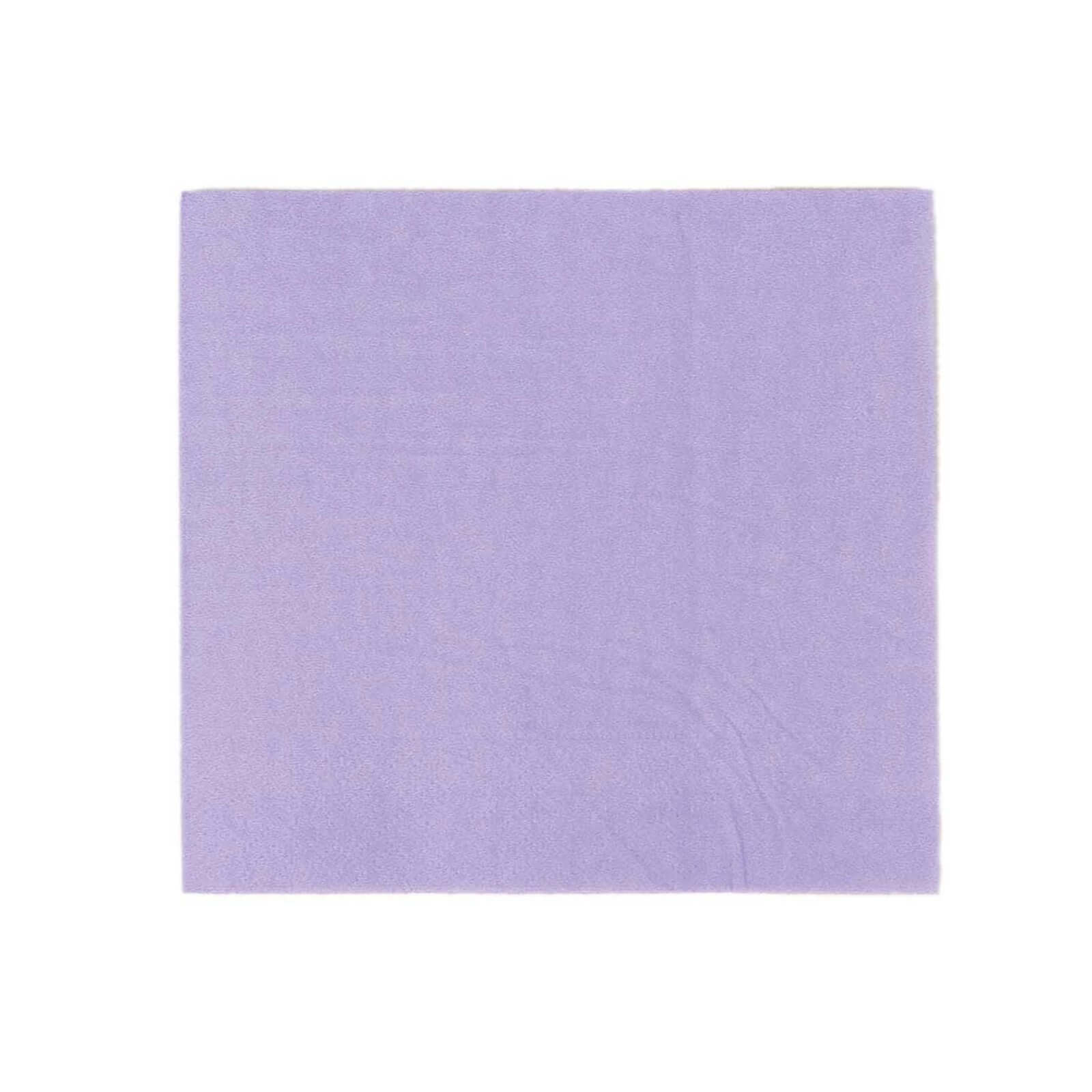 50-Pack Paper Beverage Napkins Lavender Lilac - 2 Ply Disposable Soft 18GSM Cocktail Napkins 5x5