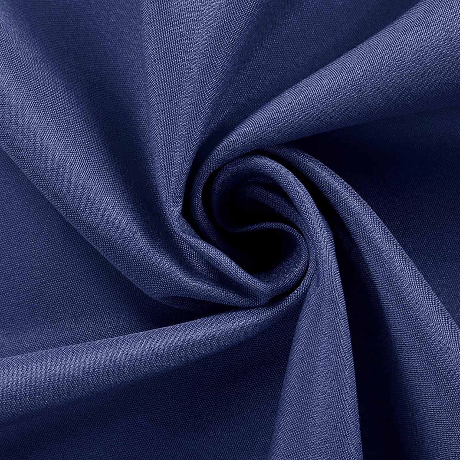 Polyester 70x70 Table Overlay Square Tablecloth Navy Blue - Wrinkle-Resistant & Durable Table Cover