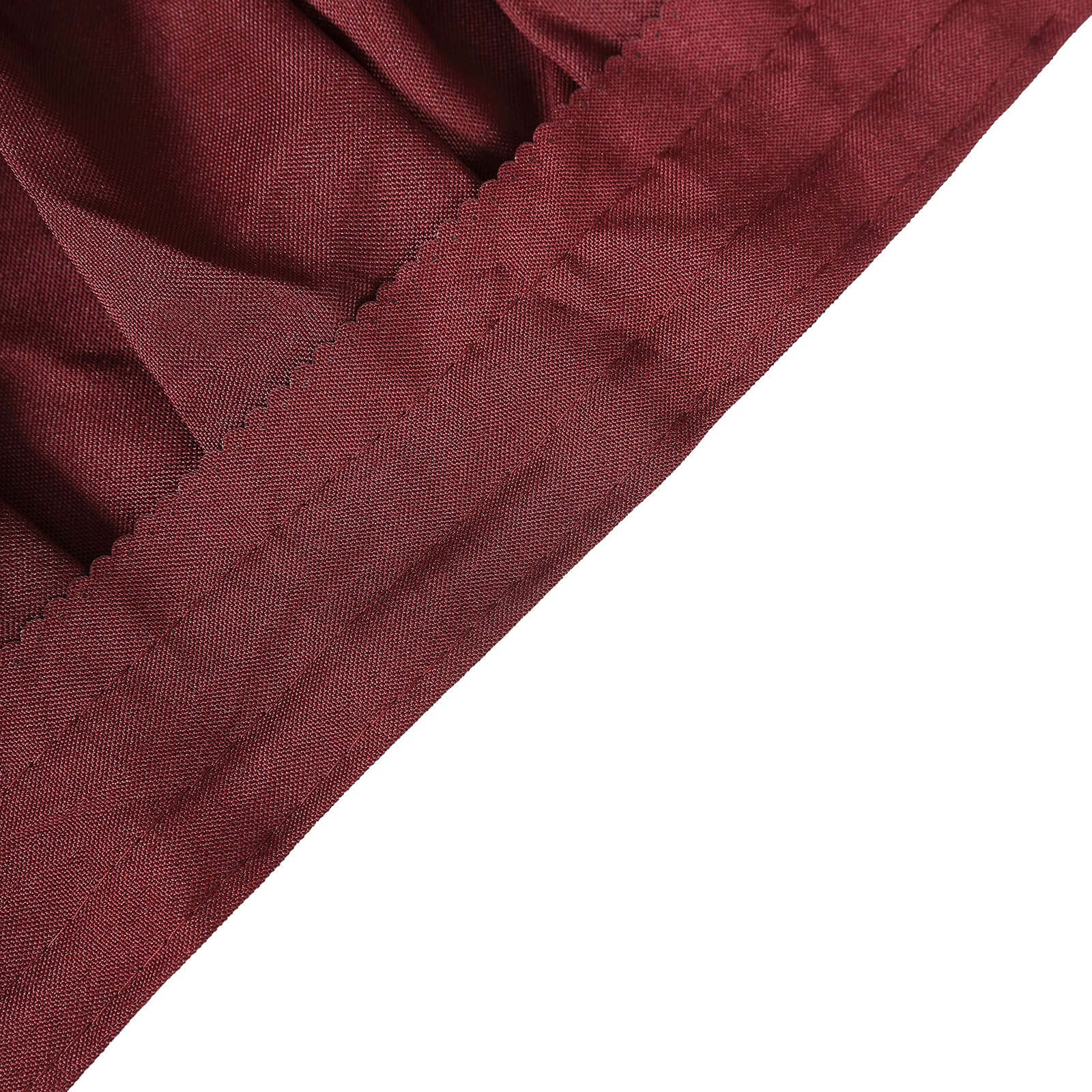 Polyester 14ft Table Skirt Burgundy - Classic Pleated Design