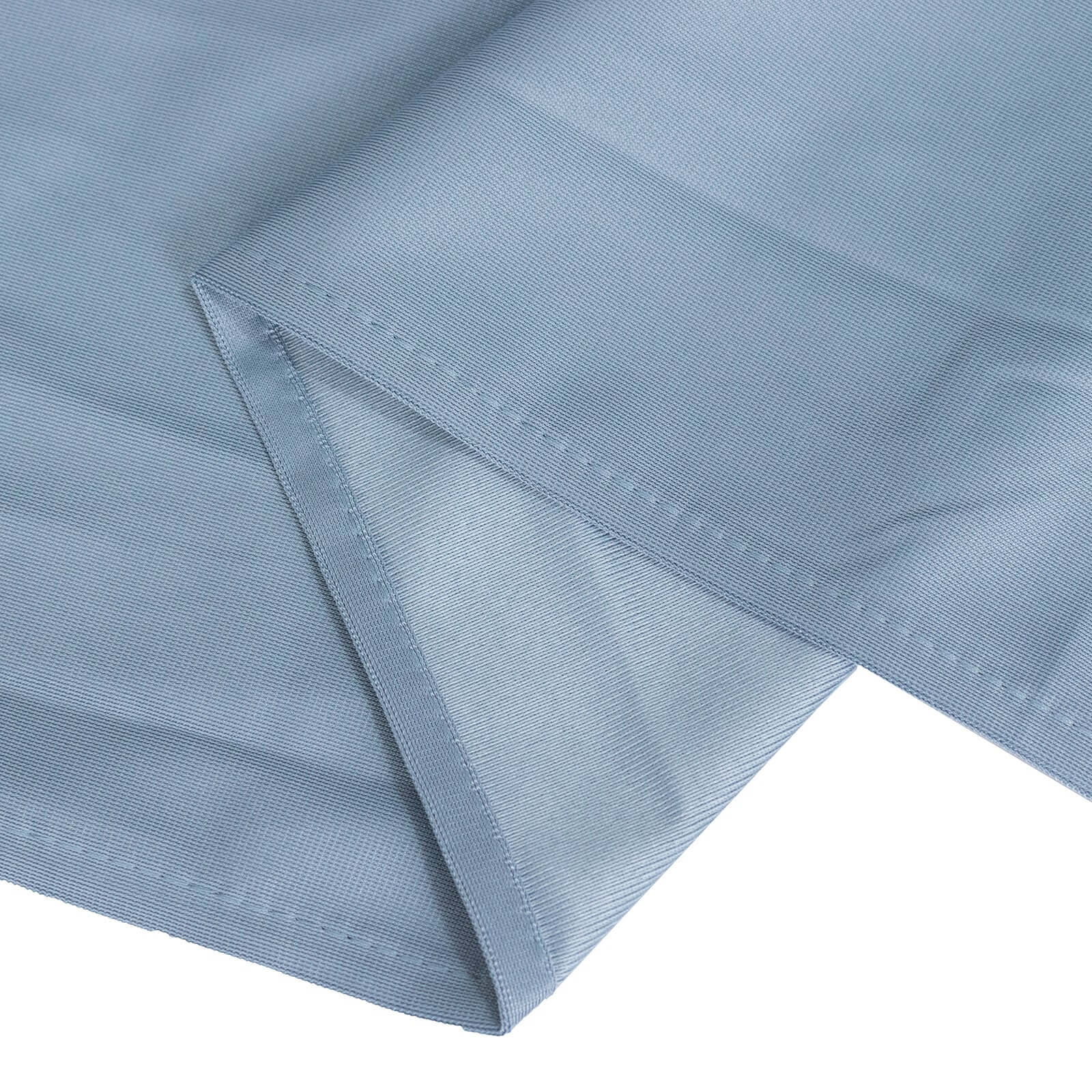 Premium Scuba Rectangular 90x156 Tablecloth Dusty Blue - Wrinkle Free, Stain Resistant & Seamless Table Cover