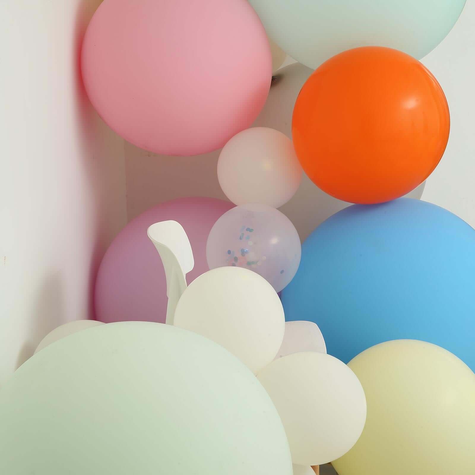 10 Pack 18 Matte Pastel Blush Helium or Air Latex Party Balloons