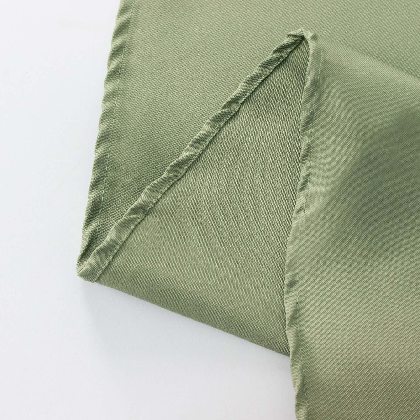 Premium Polyester 90 Round Tablecloth Dusty Sage Green - Stain and Wrinkle-Resistant Design with 220GSM Thickness Table Cover