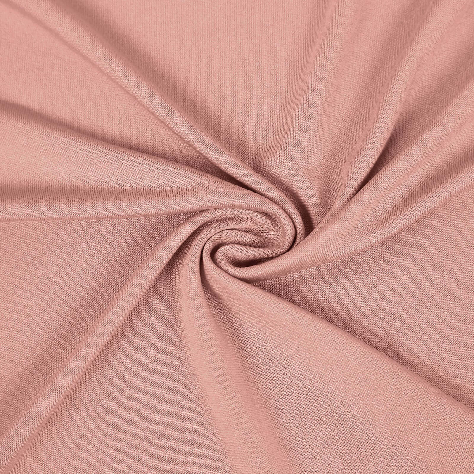 6ft Matte Dusty Rose Spandex Half Moon Chiara Backdrop Stand Cover, Custom Fitted Wedding Arch Cover