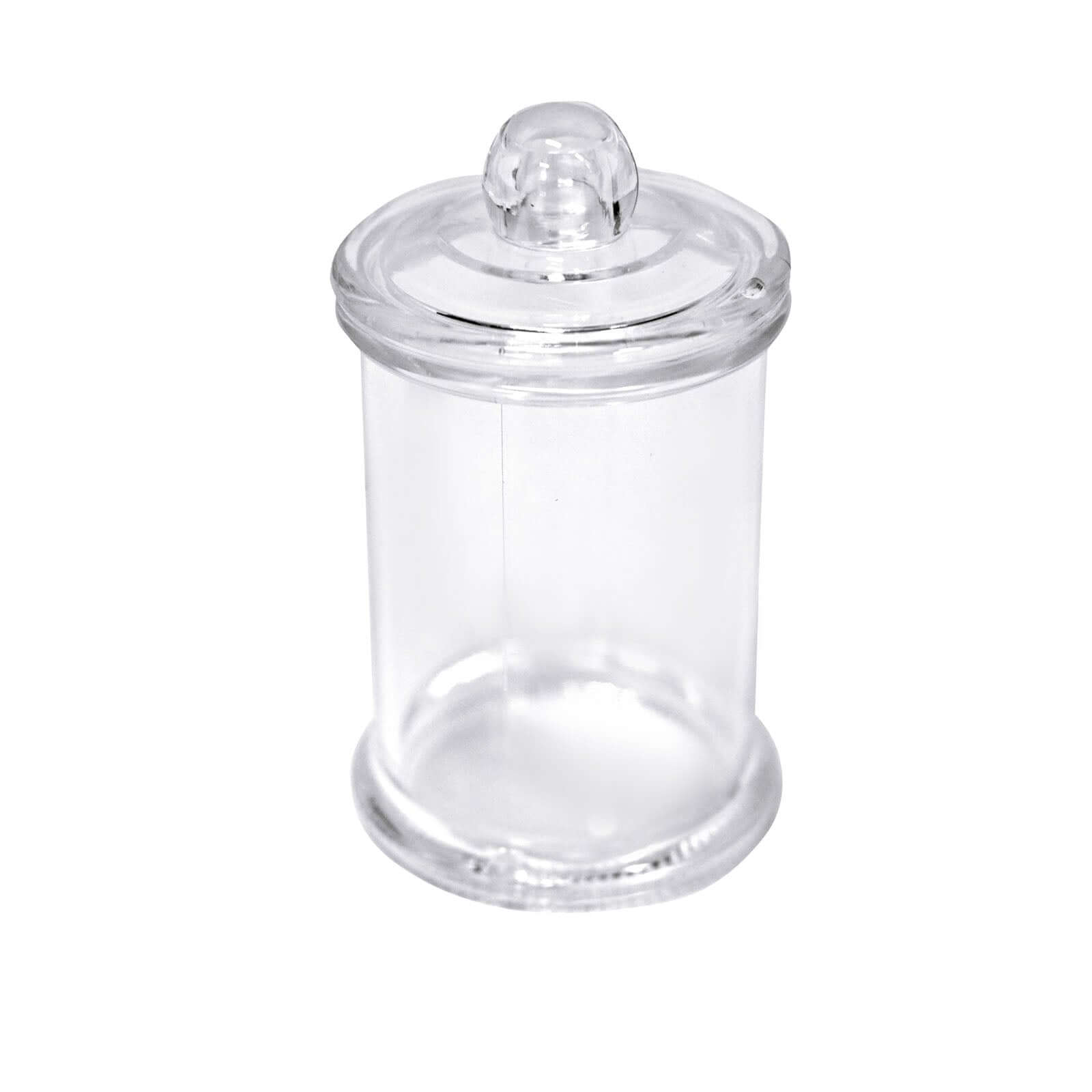 12-Pack Candy Jars Disposable Design with Clear Lids - Plastic Goodie Containers for Parties 3.5