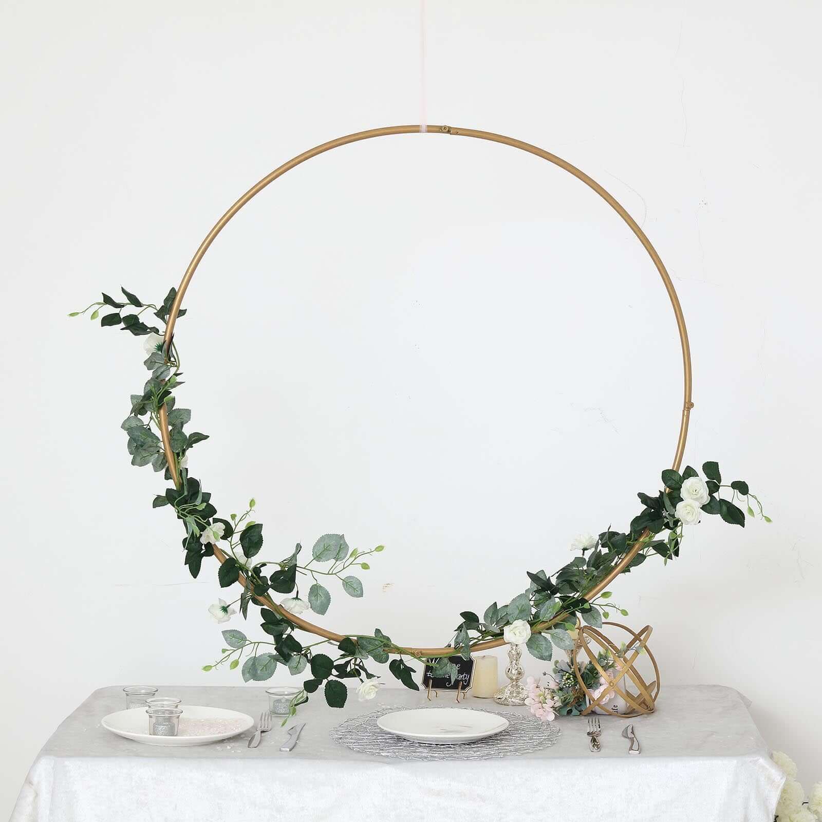 36 Gold Heavy Duty Metal Hoop Wreath, Floral Hoop