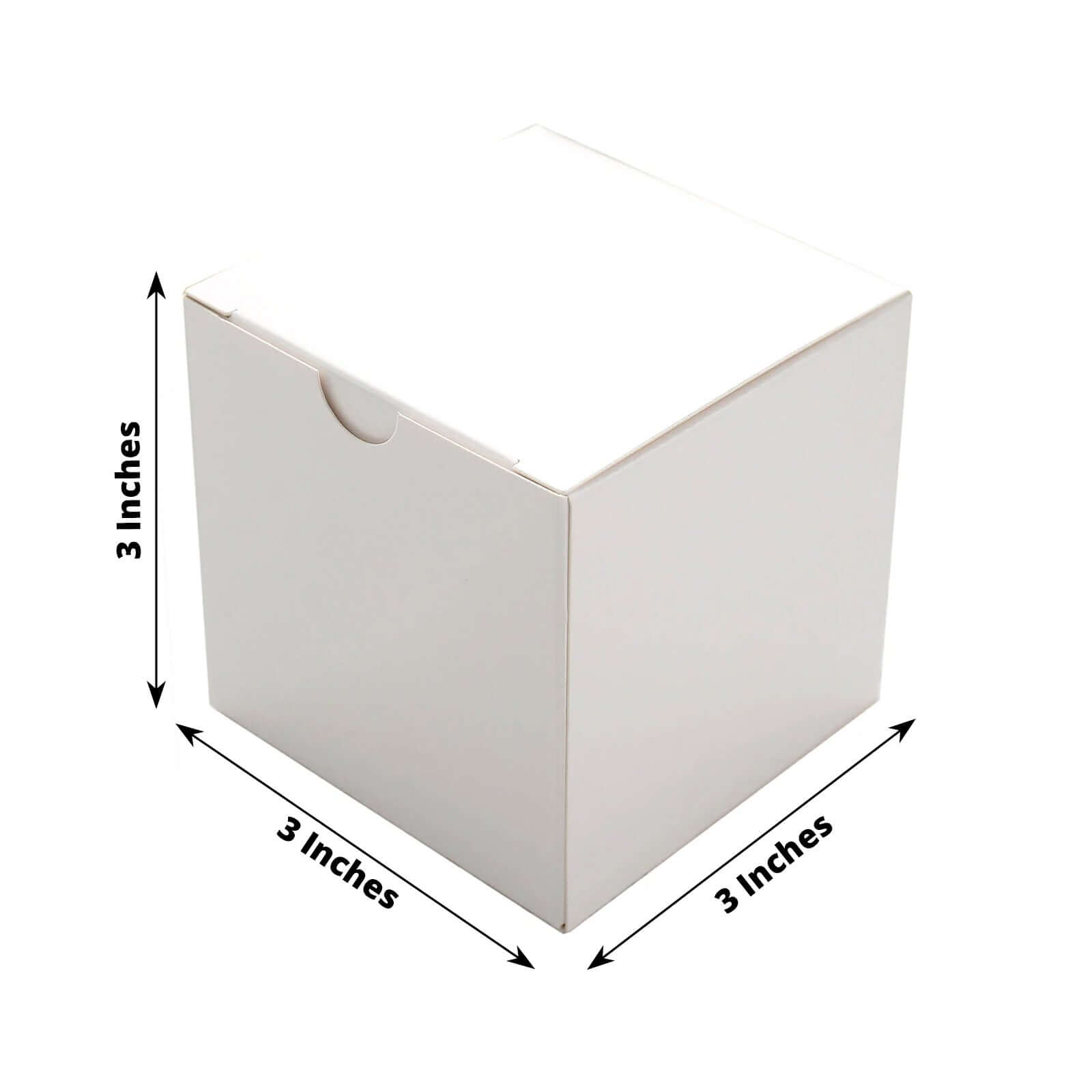 100 Pack 3 Easy DIY White Party Or Shower Favor Candy Gift Boxes