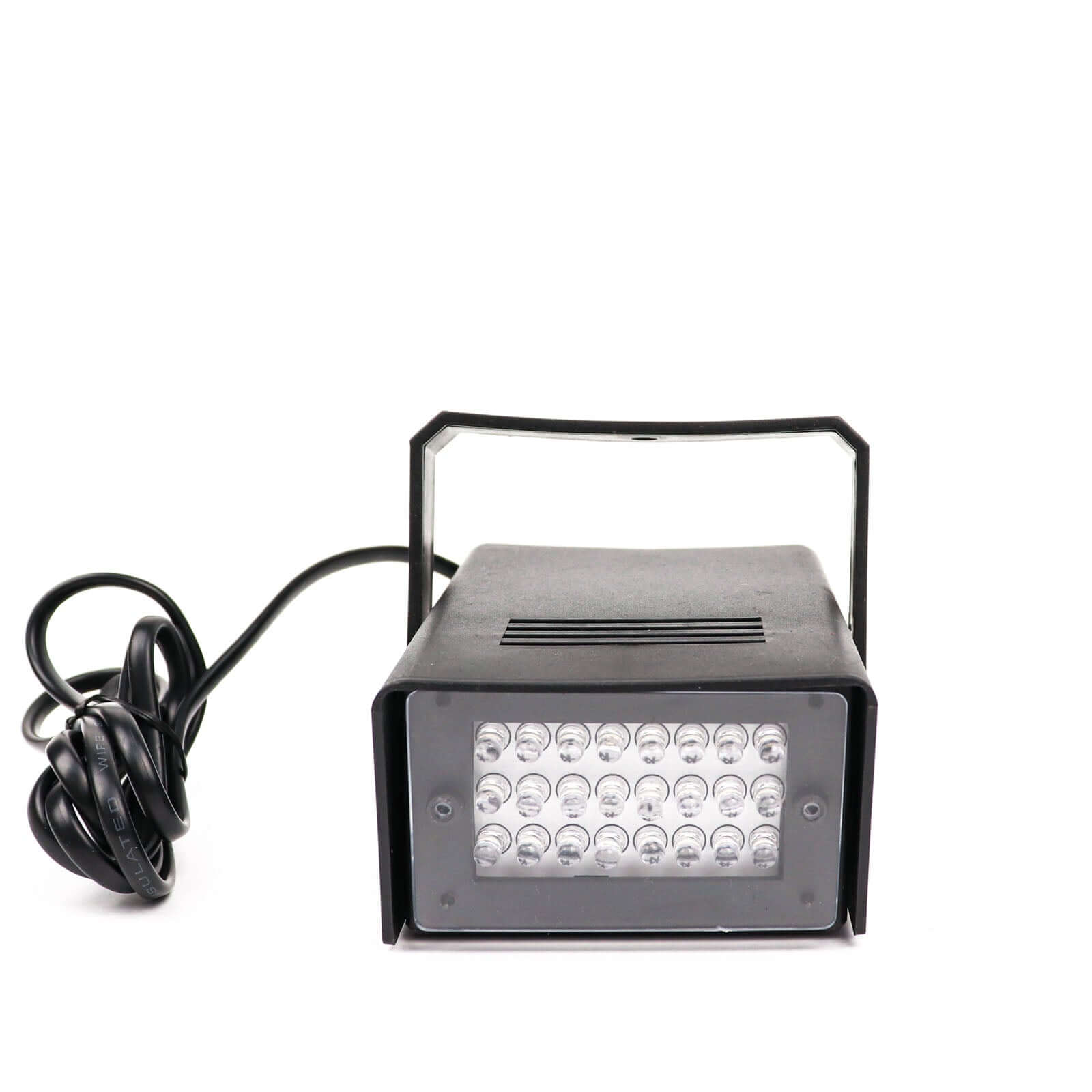 35W Mini Strobe Light with 24 Bright Warm White LEDs, Stage Uplight with Variable Flash and Speed Control