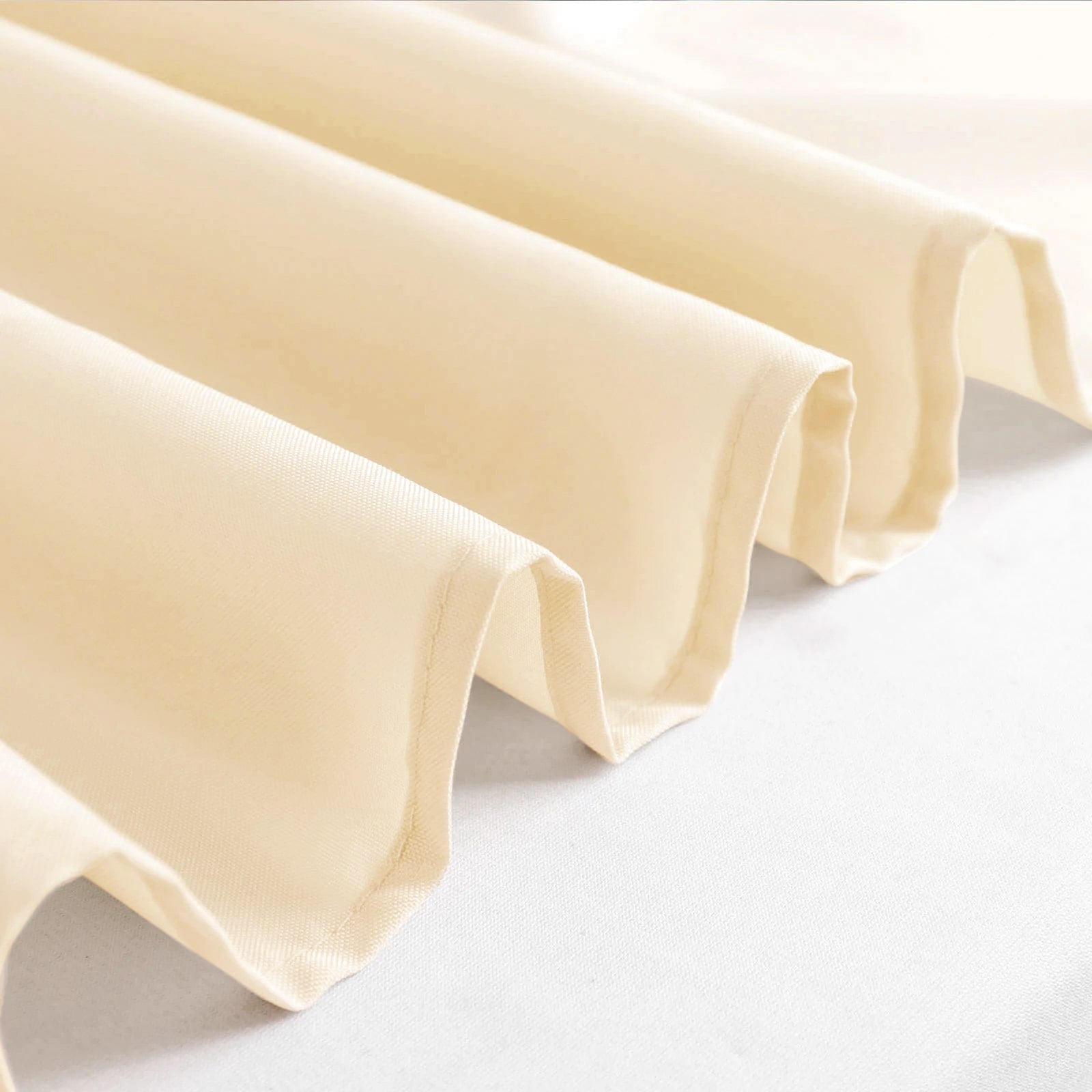 Polyester 54x96 Rectangle Tablecloth Beige - Wrinkle-Resistant & Easy-to-Care Table Cover