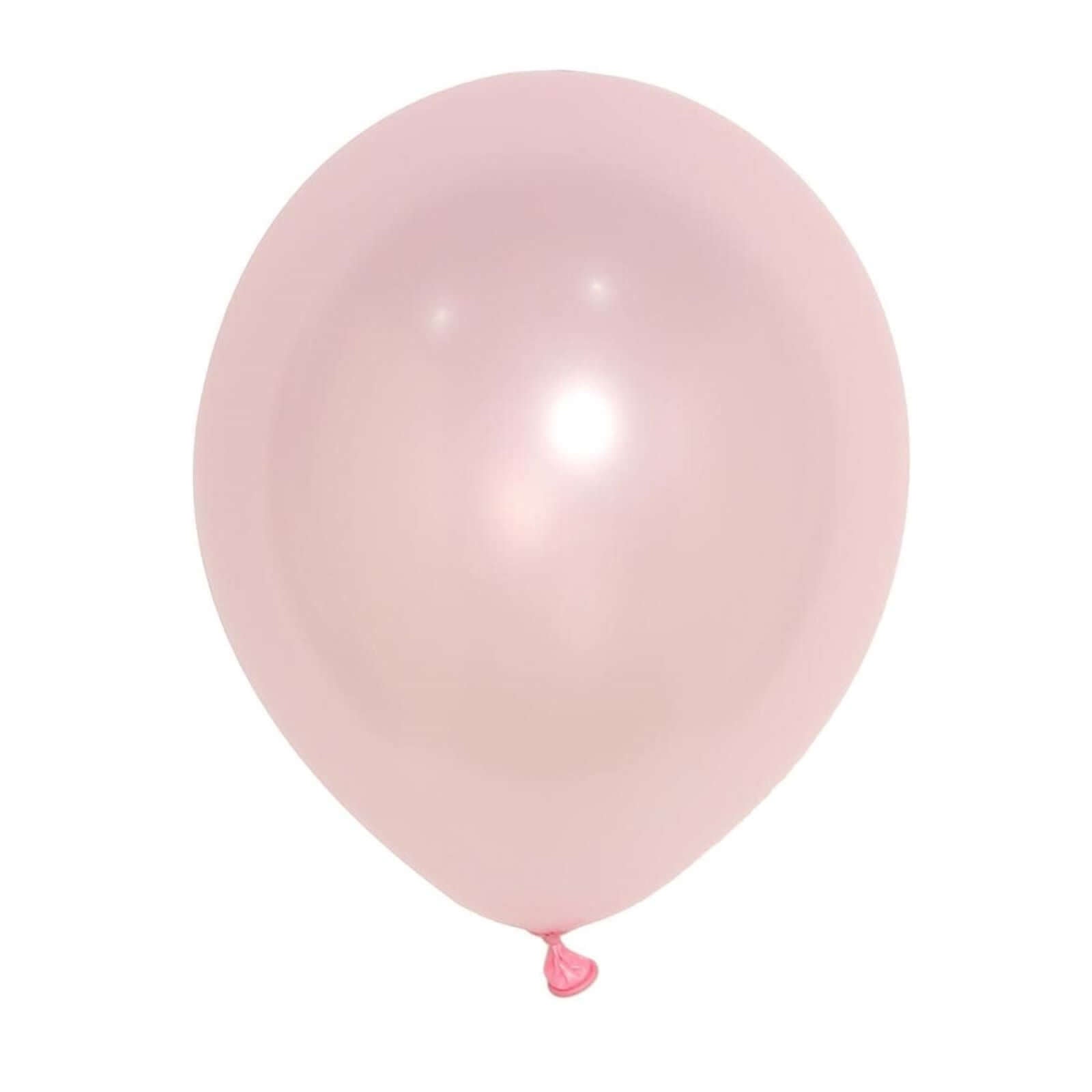 25 Pack 12 Shiny Pearl Blush Latex Helium, Air or Water Balloons