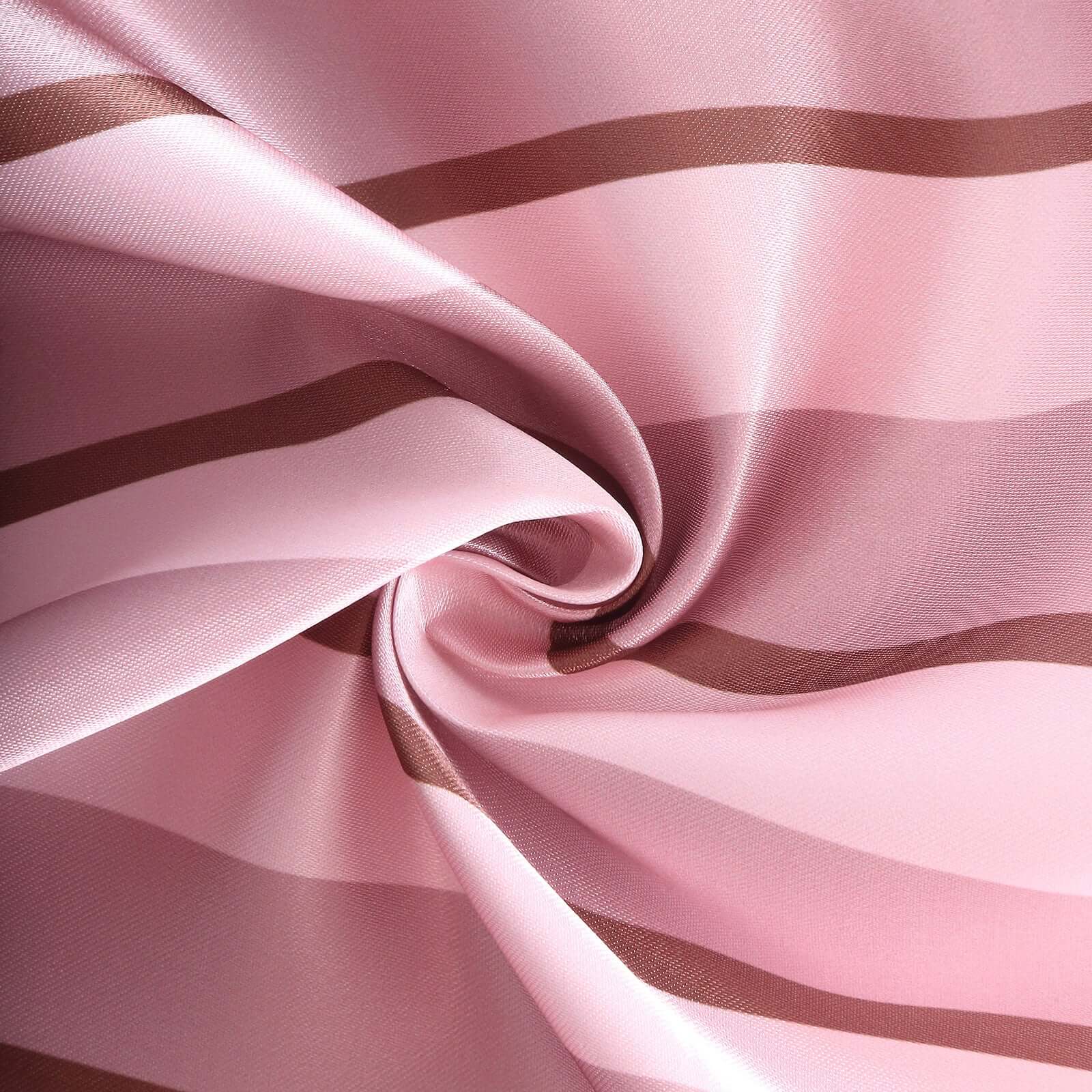 Set of 3 Dusty Rose Ripple Satin Chiara Wedding Arch Covers, Fitted Covers For Round Top Backdrop Stands - 5ft,6ft,7ft