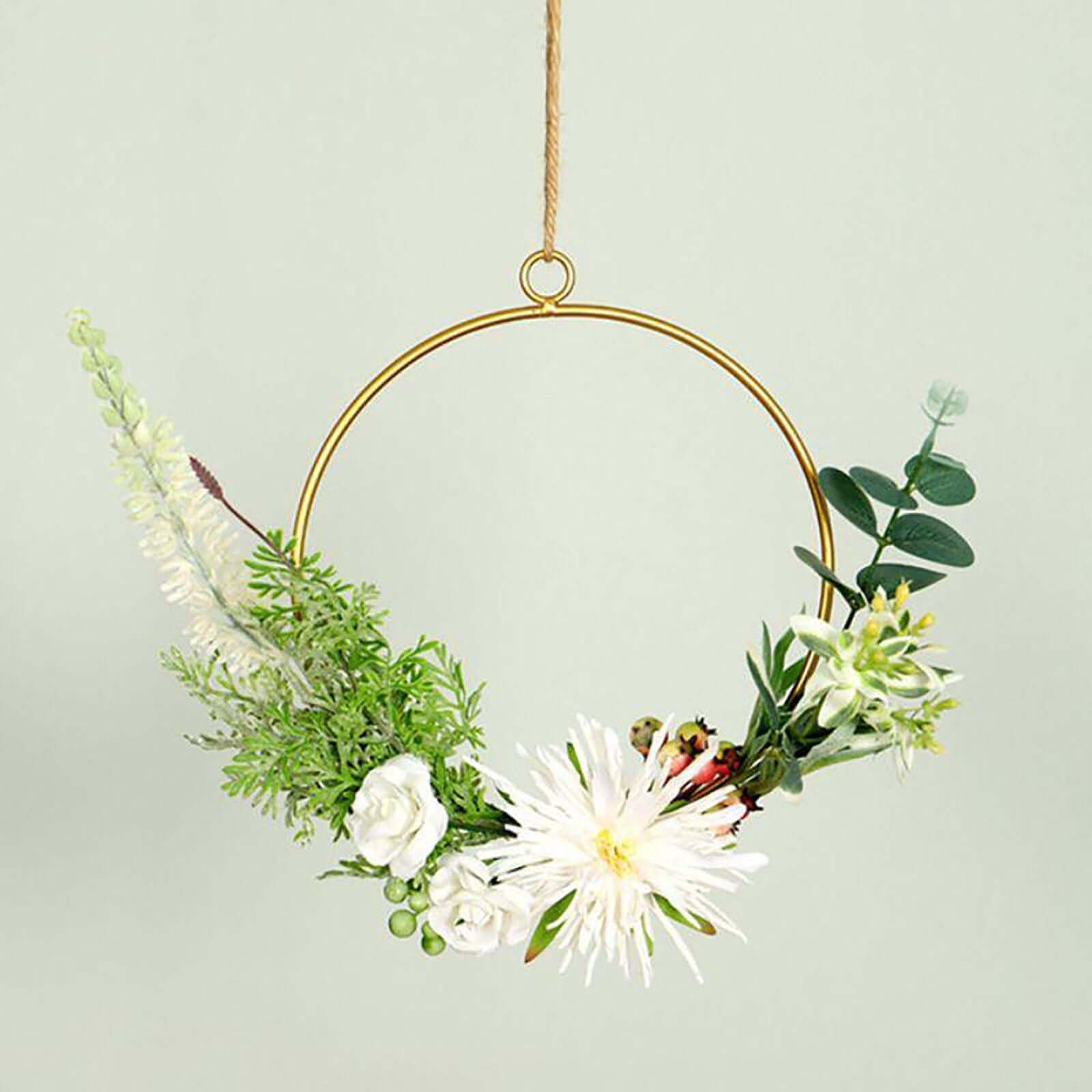 32 Gold Heavy Duty Metal Hoop Wreath, Floral Hoop