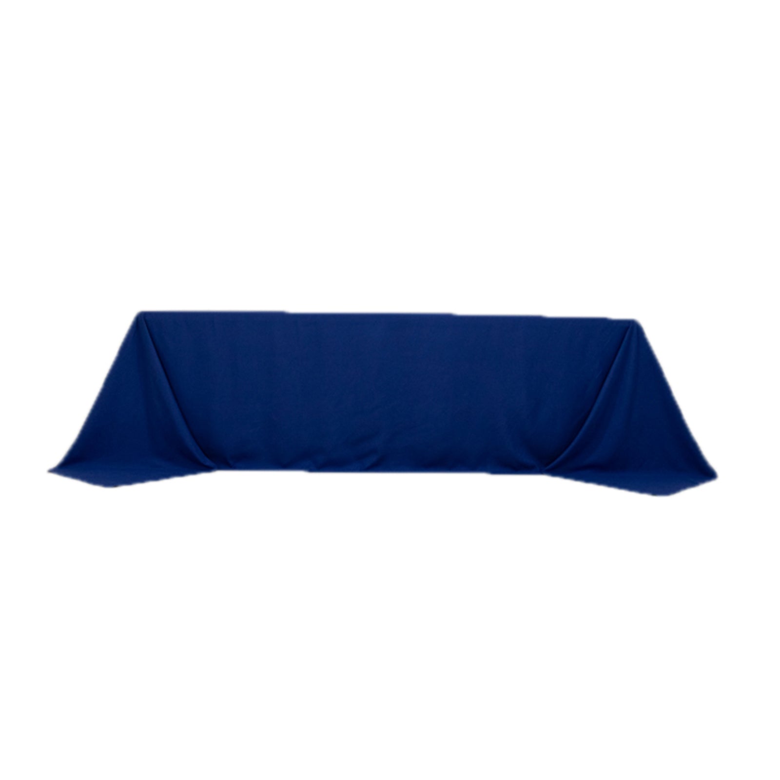 Cotton Blend 90x156 Rectangle Tablecloth Royal Blue - Seamless Wrinkle-Resistant Table Cover