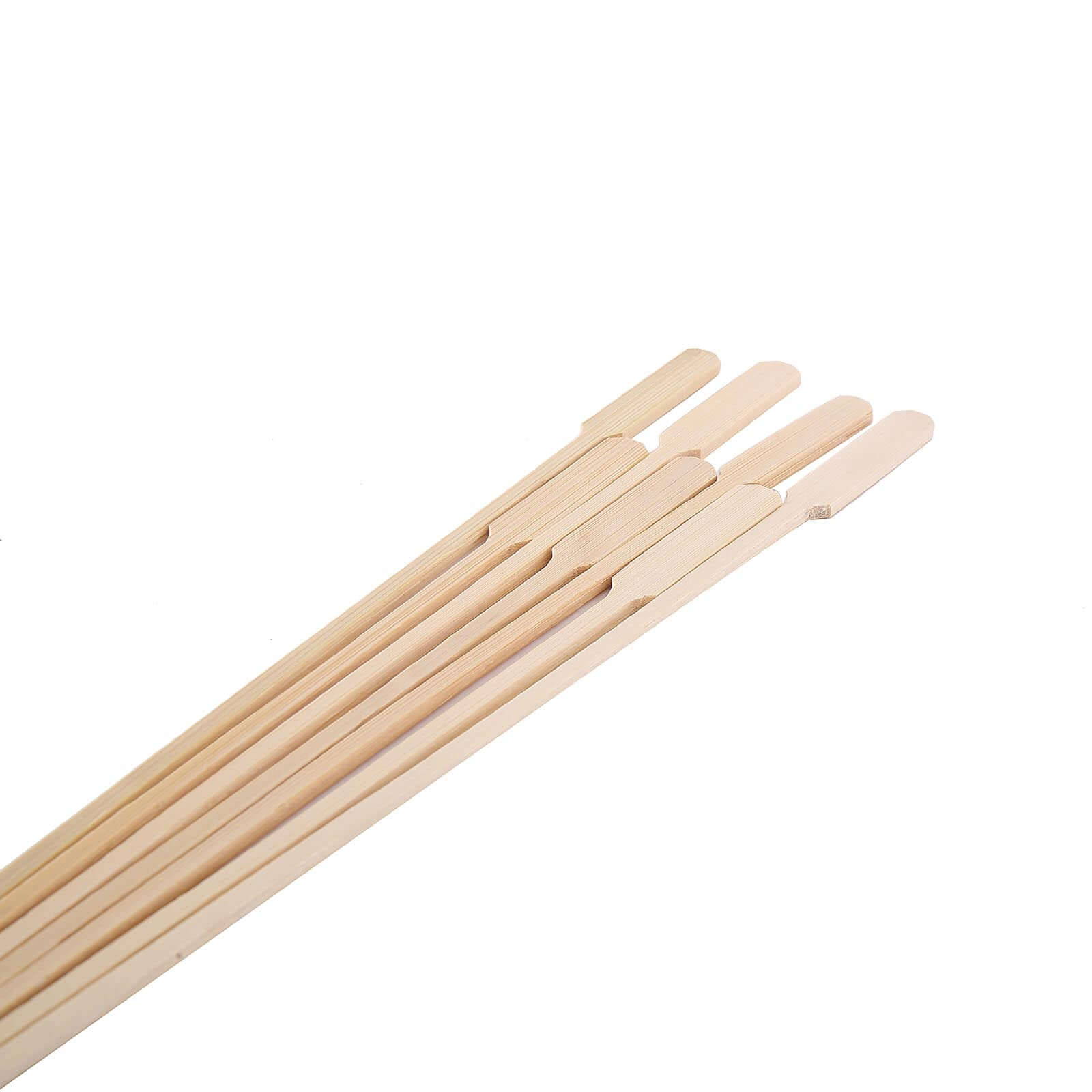 100-Pack Bamboo Cocktail Sticks Paddle Decorative Top Design - Eco Friendly Party Picks 10