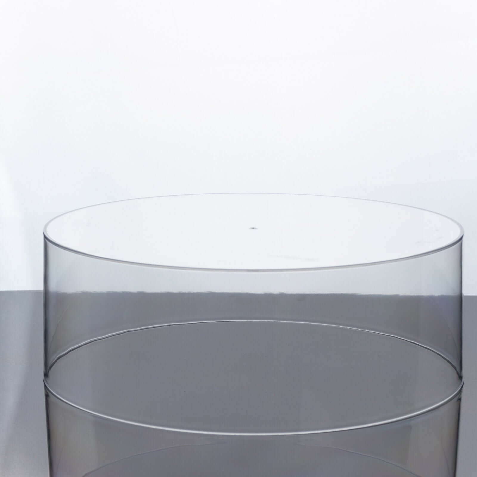 Acrylic Cake Stand Display Box Transparent Clear 14 Round - Versatile Pedestal Riser for Events