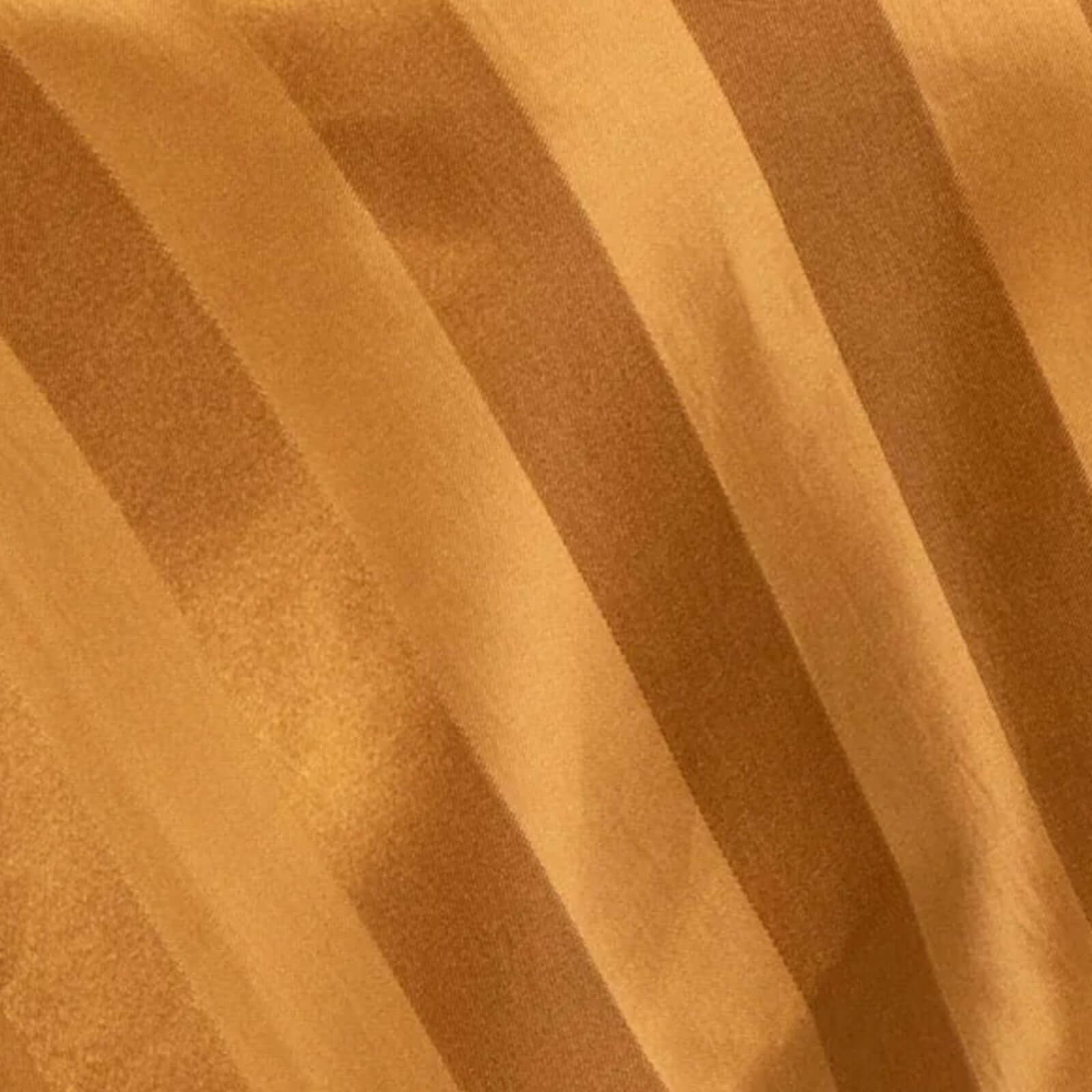 Satin 72x72 Table Overlay Square Tablecloth Gold - Stripe Table Topper