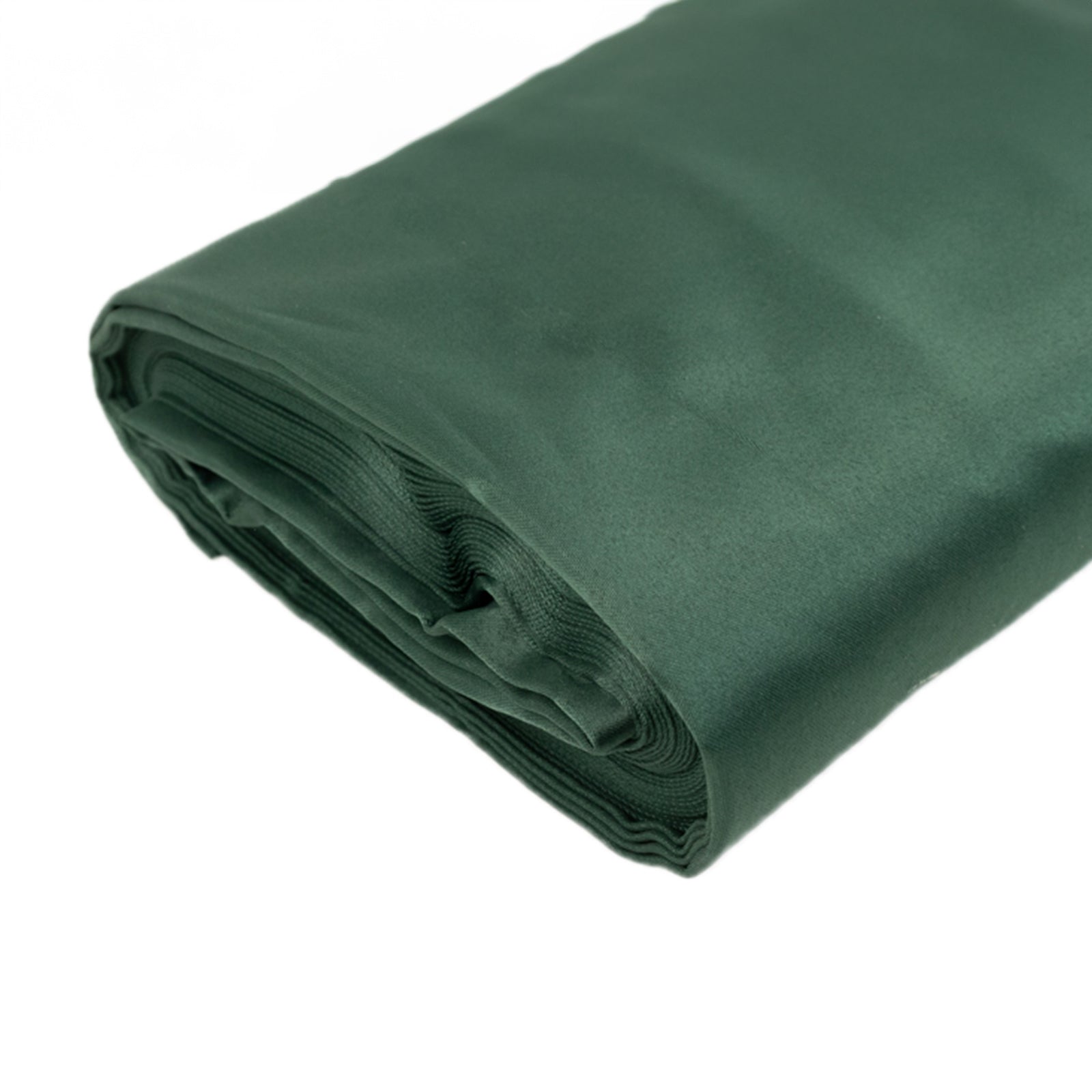 54x10 Yards Hunter Emerald Green Lamour Satin Fabric Bolt, Heavy Matte Satin Fabric By The Yard