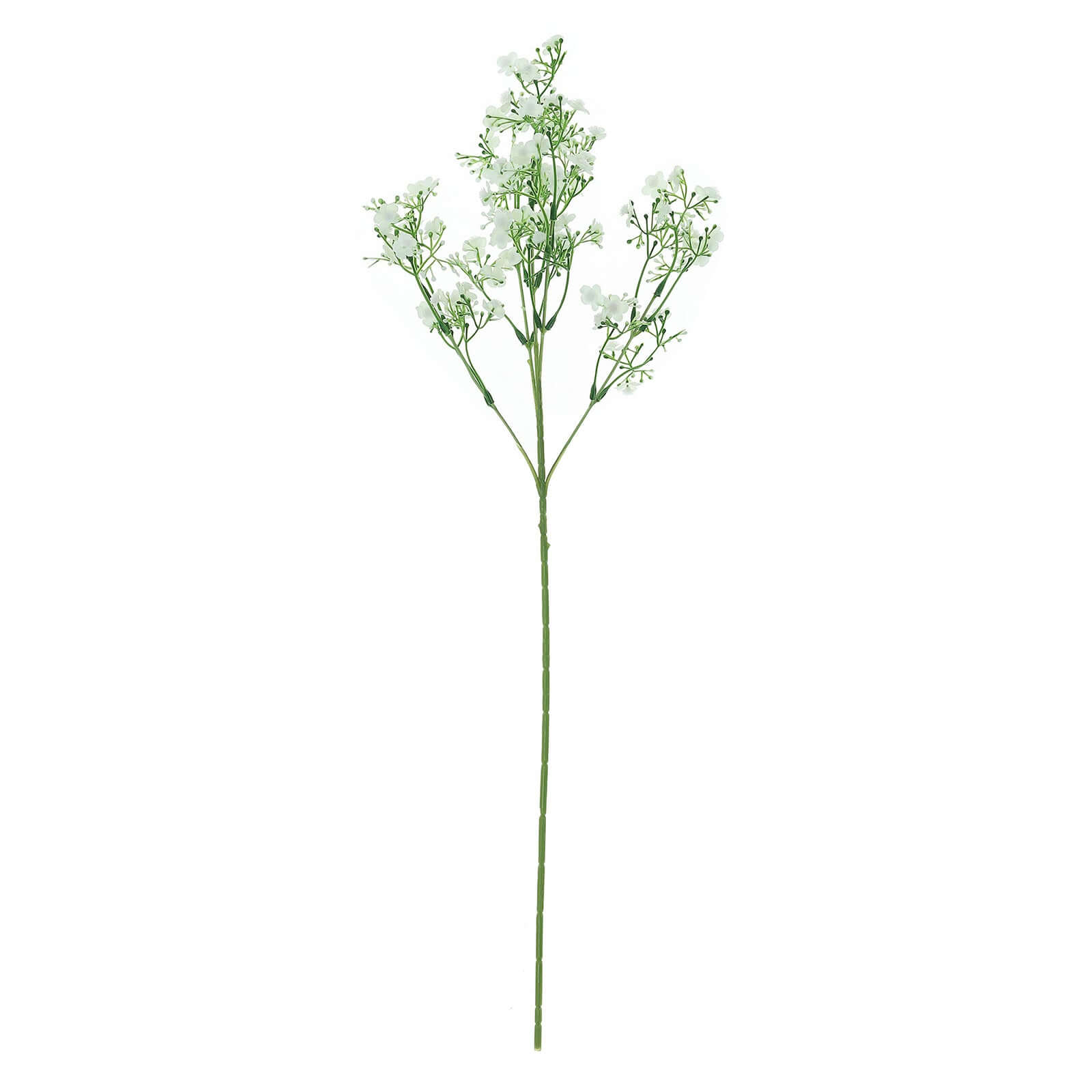 4 Stems 27 White Artificial Silk Babys Breath Gypsophila Flowers