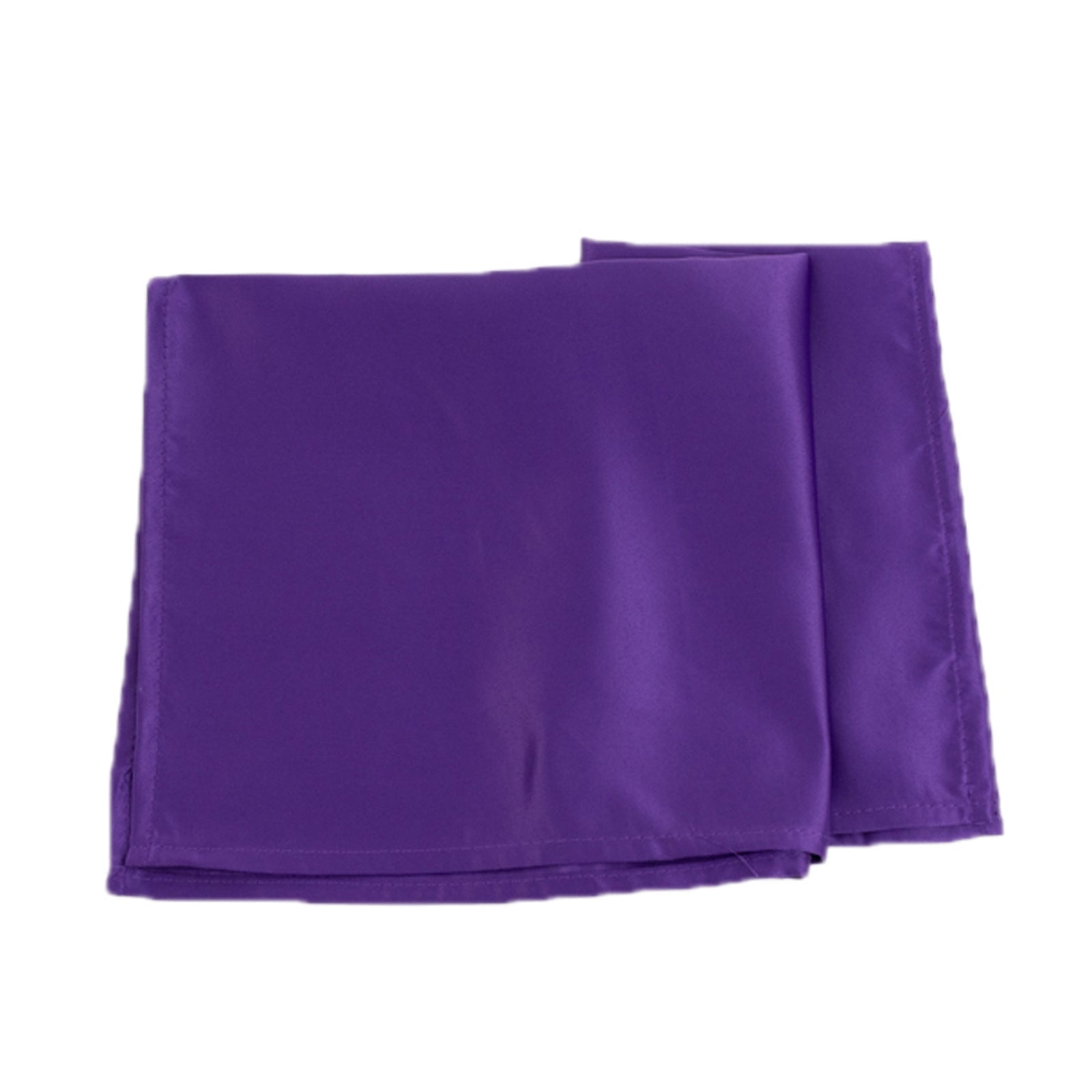 5 Pack Lamour Satin 20x20 Napkins Purple - Soft Matte Finish Dinner Napkins