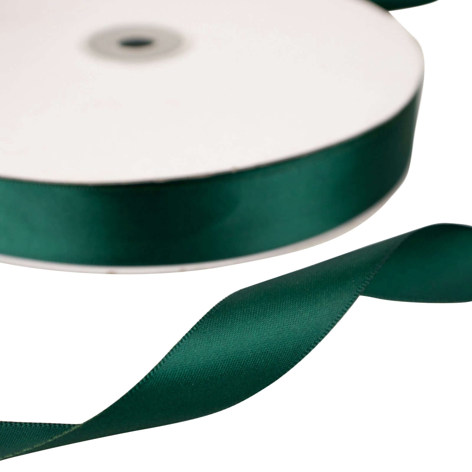 100 Yards 7 8 Hunter Emerald Green Single Face Decorative Satin Ribbon