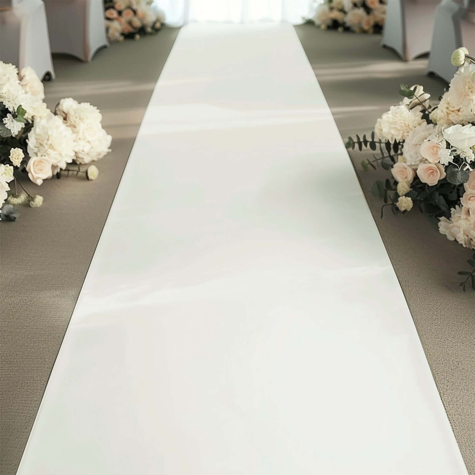 40x100ft Ivory PVC Aisle Runner