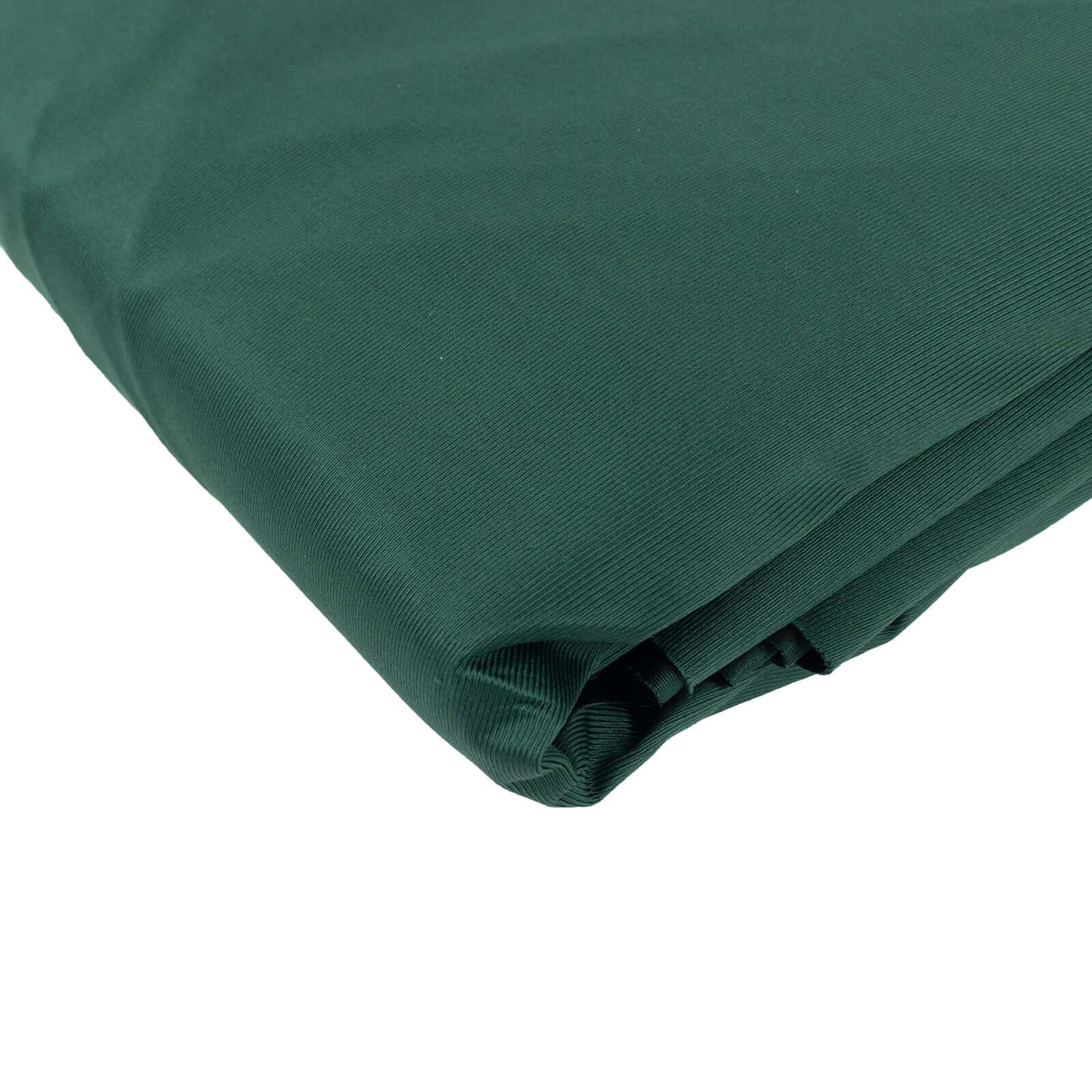 Premium Hunter Emerald Green Scuba Polyester Fabric Roll, Wrinkle Free DIY Craft Fabric Bolt- 60x10 Yards