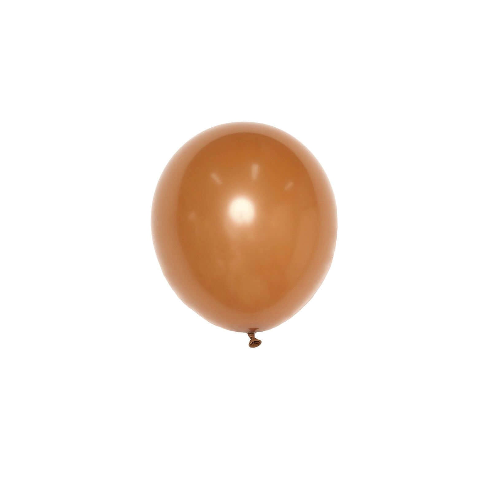 25 Pack 12 Matte Pastel Caramel Helium or Air Latex Party Balloons