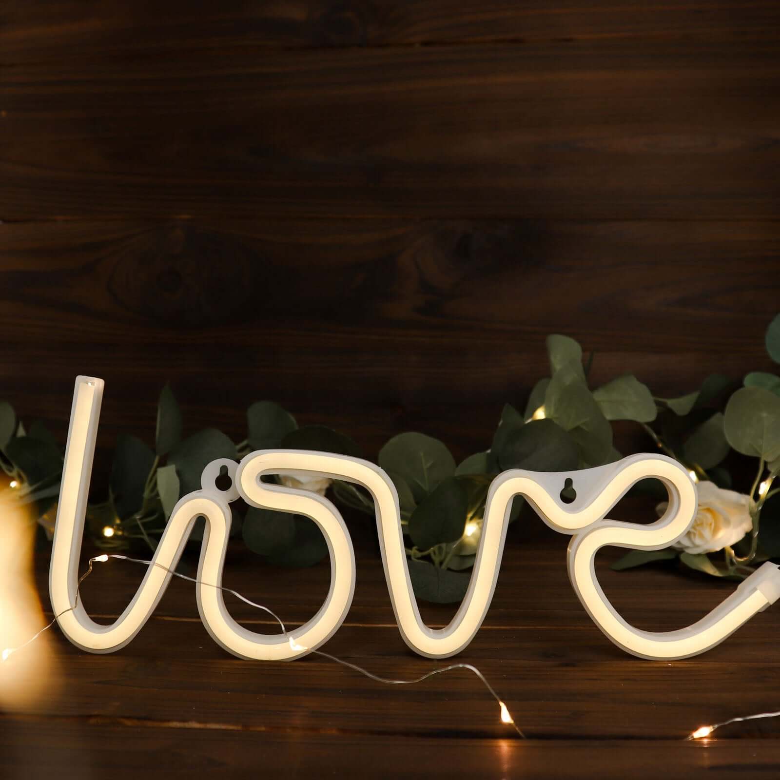 13 Love Neon Light Sign, LED Reusable Wall Decor Lights USB and Battery Operated