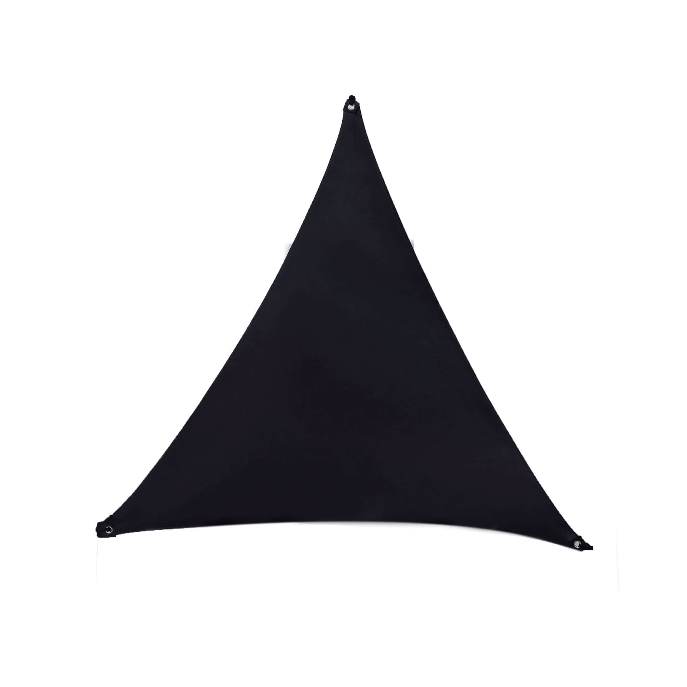 6ft Black Triangle Sun Shade Sail Canopy, Spandex Stage Backdrop