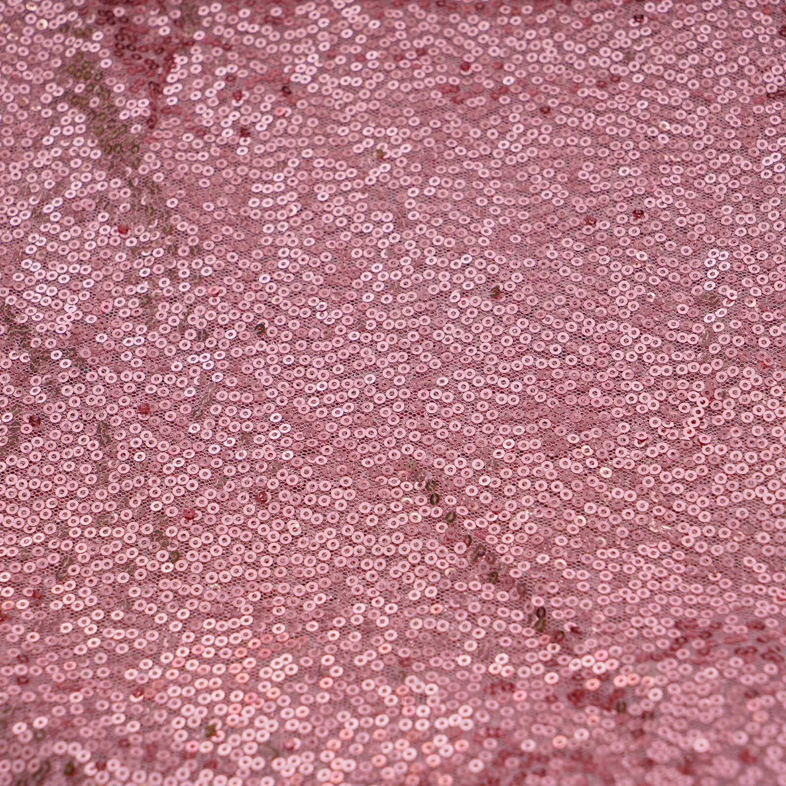54x4 Yards Pink Sequin Fabric Bolt, Sparkly DIY Craft Fabric Roll