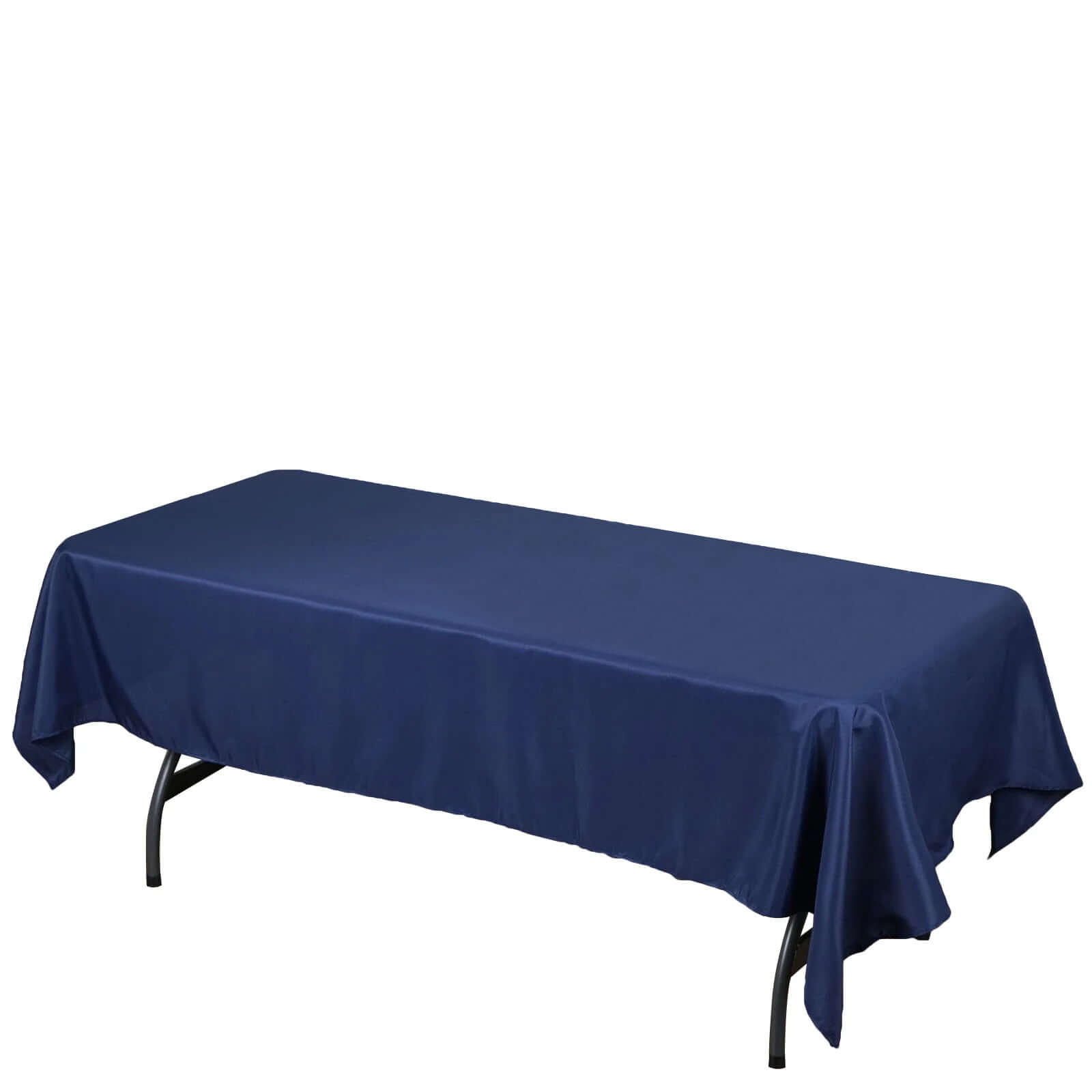 Polyester 60x102 Rectangle Tablecloth Navy Blue - Durable and Stylish Table Cover