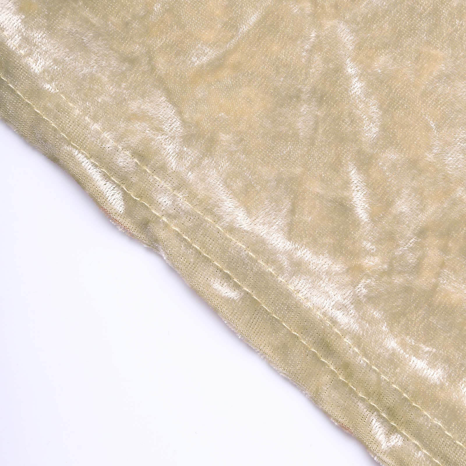 Crushed Velvet Spandex 32 Round Cocktail Table Cover Beige Smooth Highboy Tablecloth