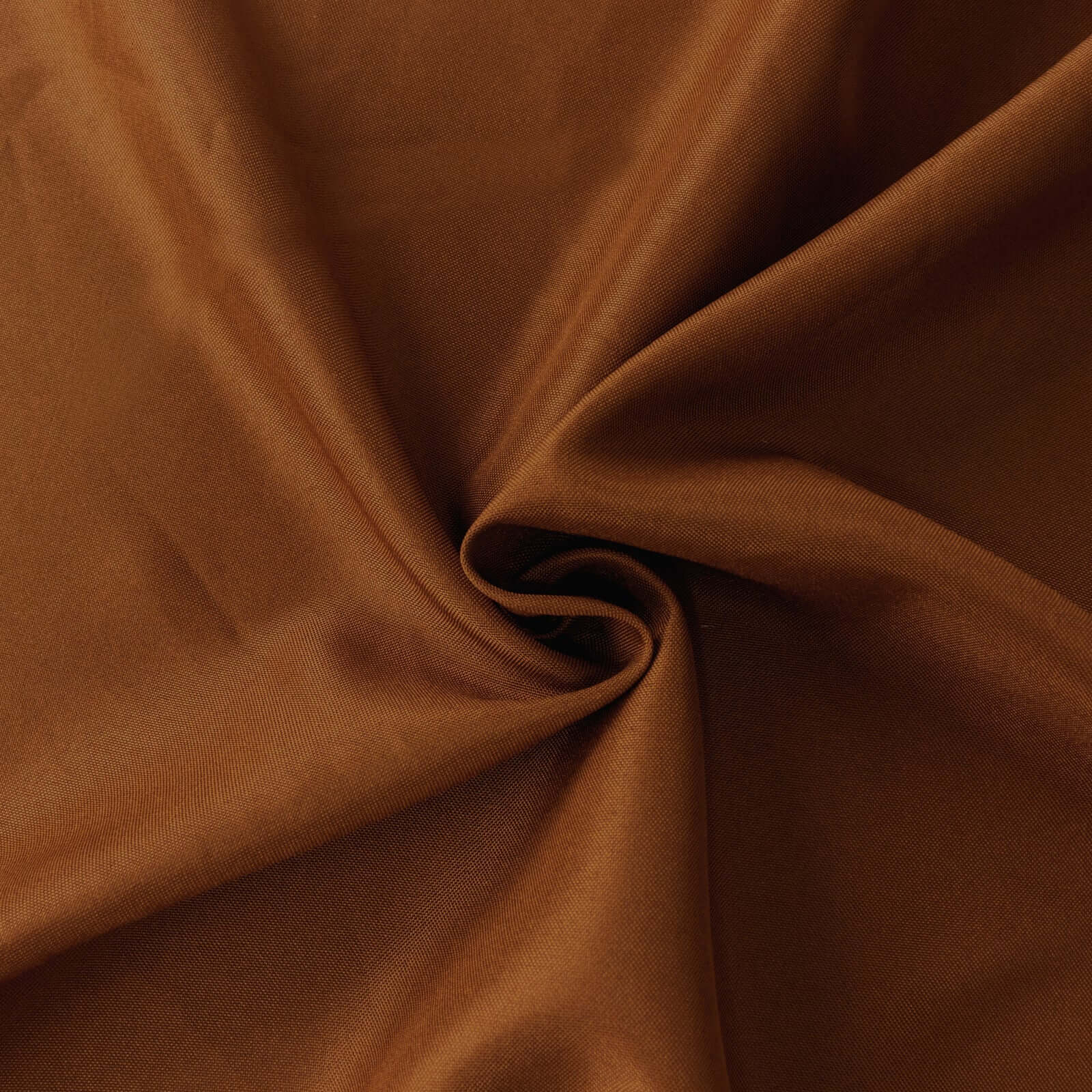 Polyester 90x156 Rectangle Tablecloth Cinnamon Brown - Seamless Wrinkle-Resistant Table Cover