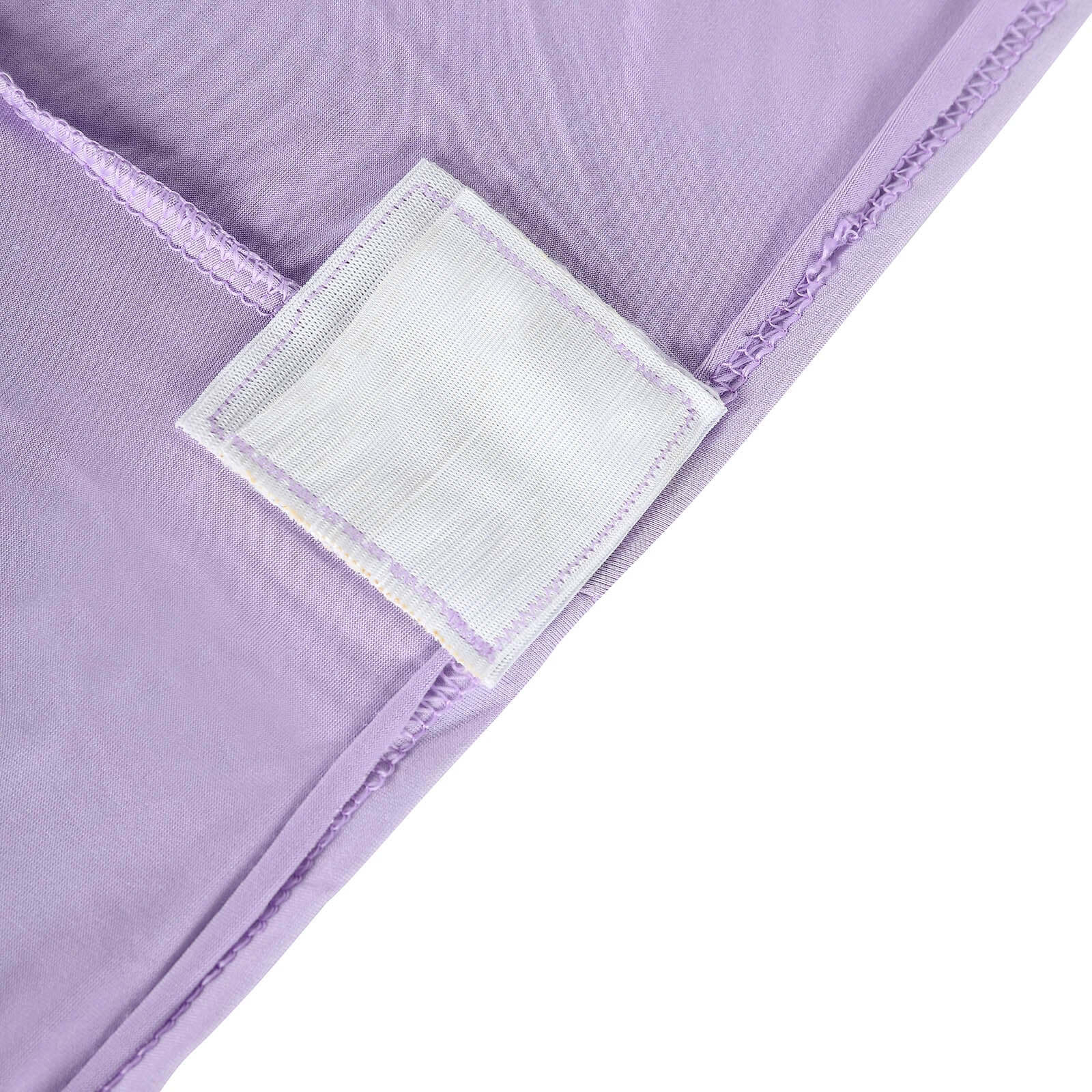 Stretch Spandex 6ft Rectangle Tablecloth Lavender Lilac - Durable Form-Fitting Table Cover