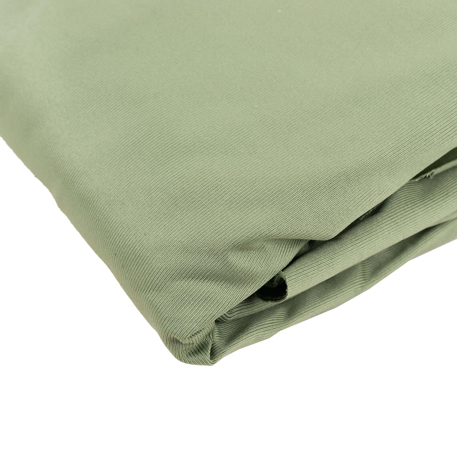 Premium Dusty Sage Green Scuba Polyester Fabric Roll, Wrinkle Free DIY Craft Fabric Bolt- 60x10 Yards