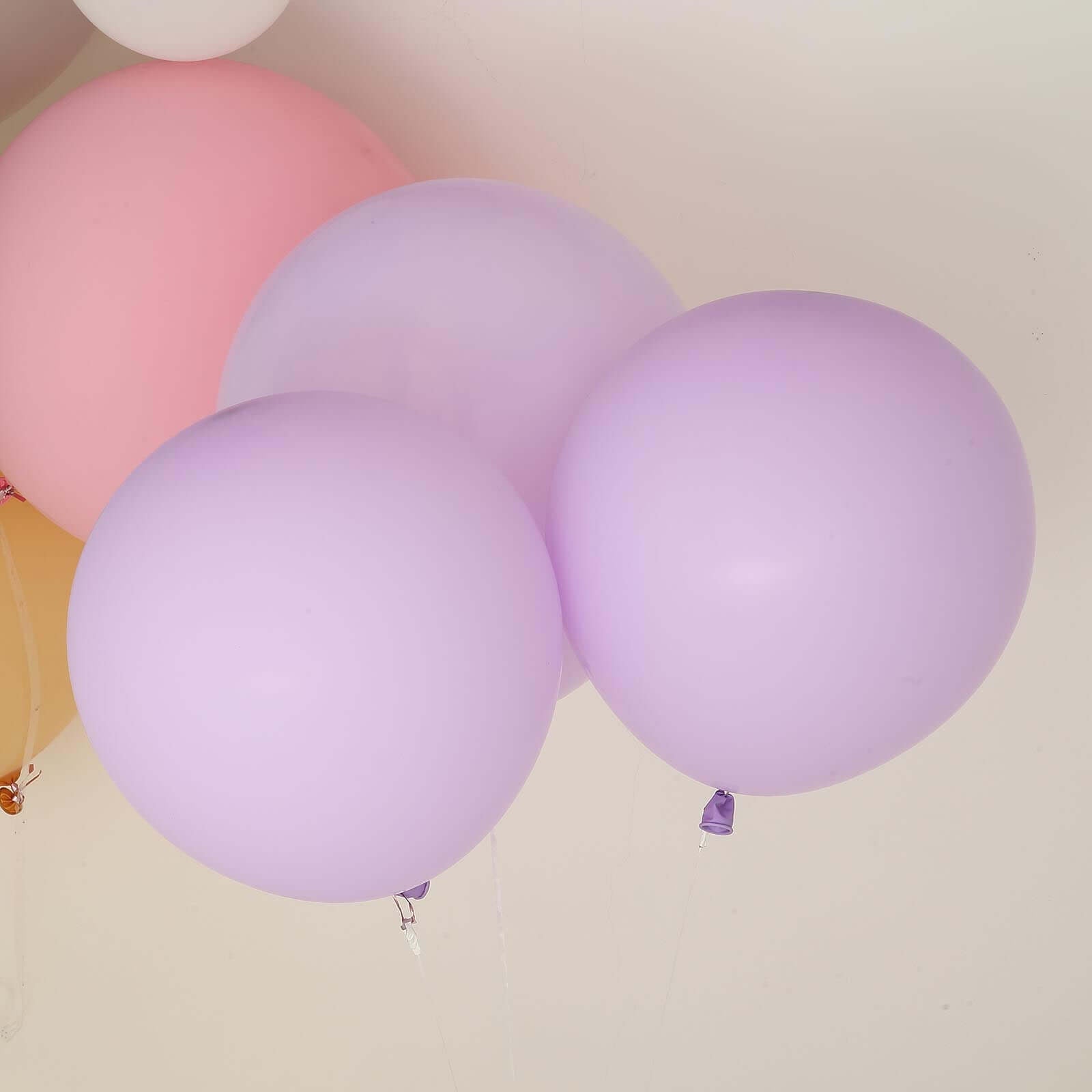 10 Pack 18 Matte Pastel Lavender Lilac Helium or Air Latex Party Balloons