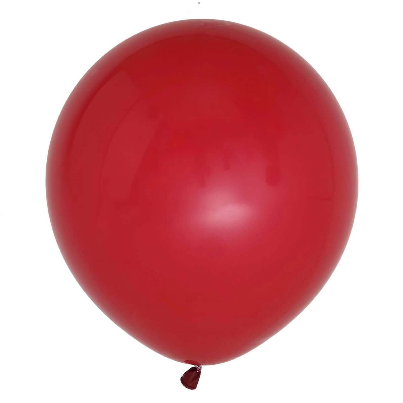 10 Pack 18 Matte Pastel Burgundy Helium or Air Latex Party Balloons