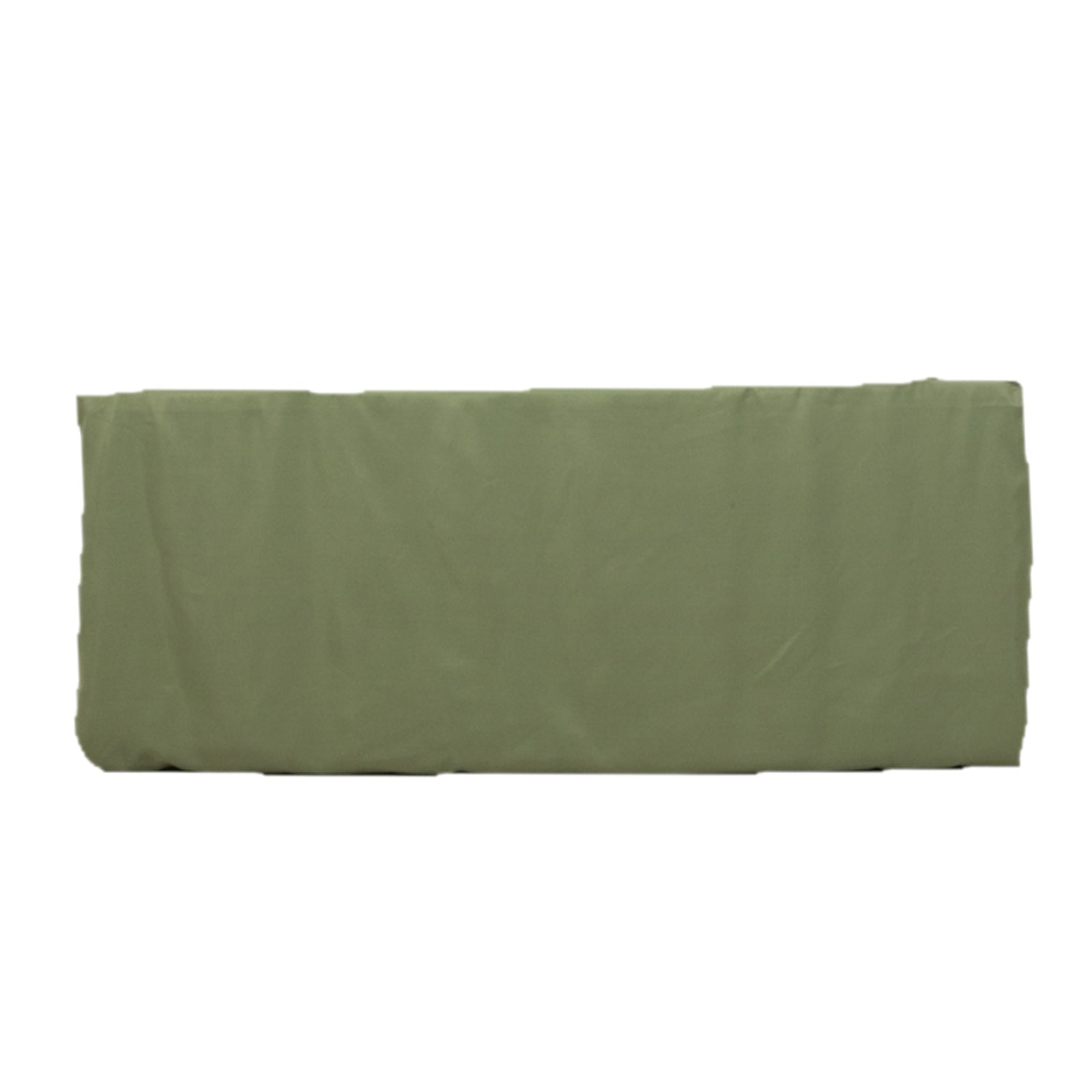 Fitted Polyester 72x30 Rectangle Tablecloth Dusty Sage Green - Durable Table Cover
