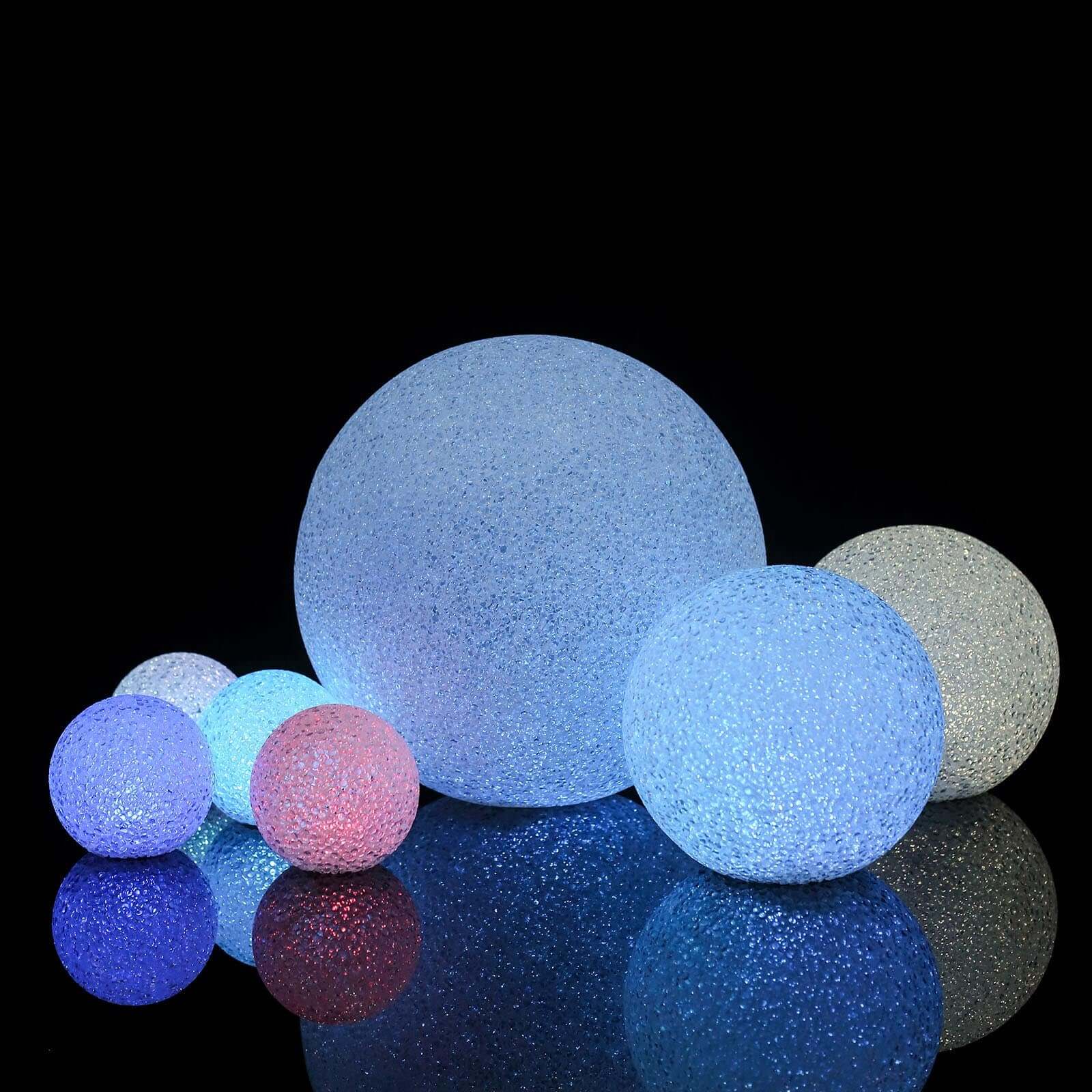 LED Color Changing Light Globe - Battery Operated Ball Centerpiece 10