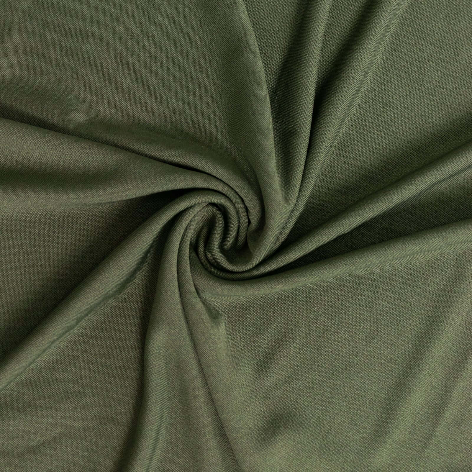 Dusty Sage Green 4-Way Stretch Spandex Event Curtain Drapes, Wrinkle Free Backdrop Event Panel with Rod Pockets - 5ftx14ft